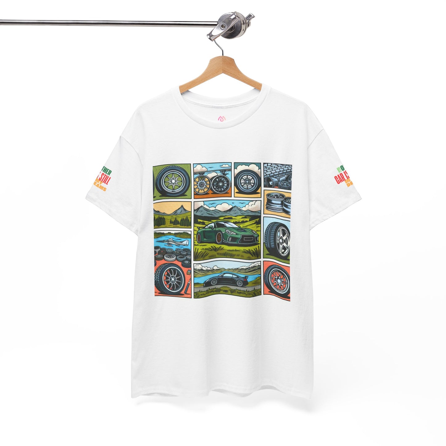 Retro Car Lover Unisex Heavy Cotton Tee for Car Enthusiasts
