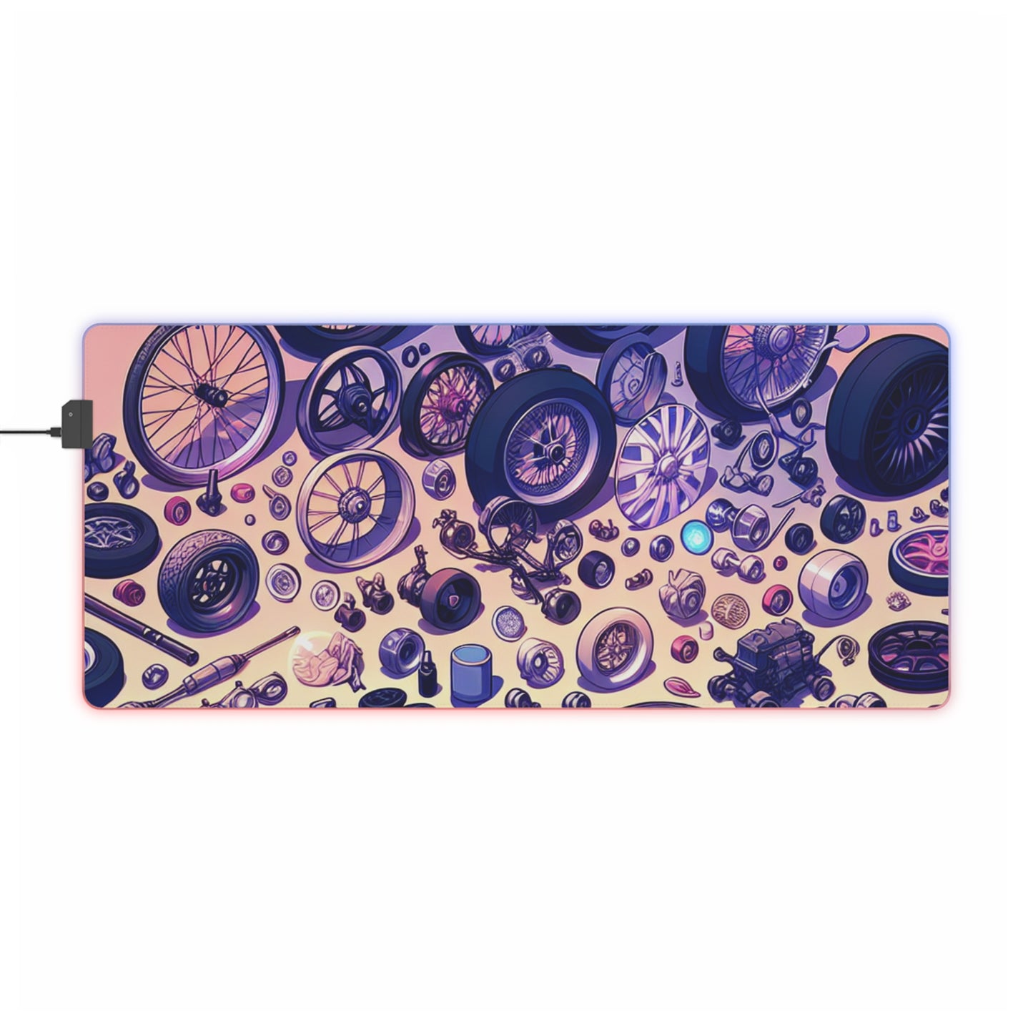 Vibrant LED Gaming Mouse Pad - Ultimate Comfort for Gamers