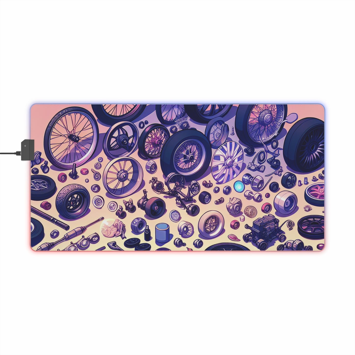 Vibrant LED Gaming Mouse Pad - Ultimate Comfort for Gamers