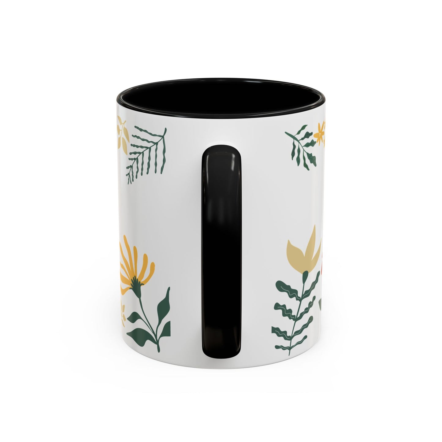 Inspirational Floral Accent Coffee Mug - Floral Bloom