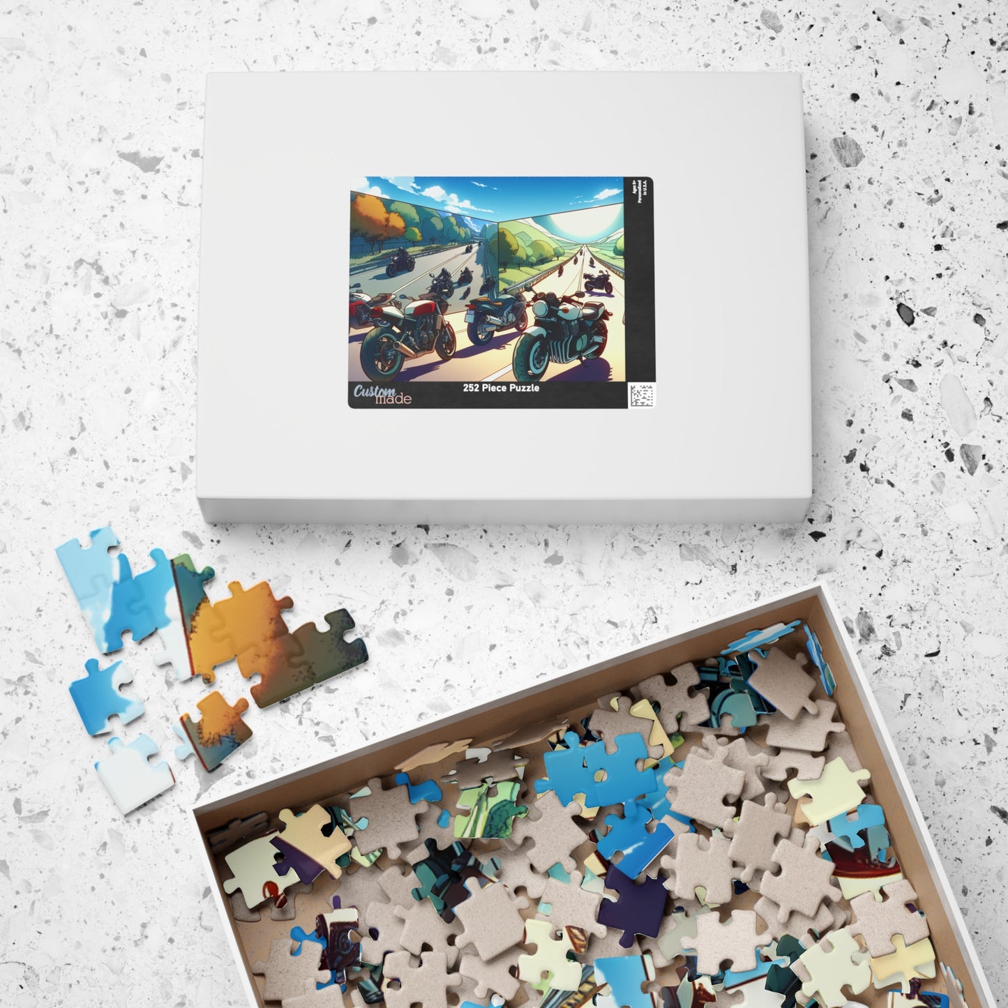 Motorcycle Adventure Puzzle - 110 to 1014 Pieces for Riders & Enthusiasts