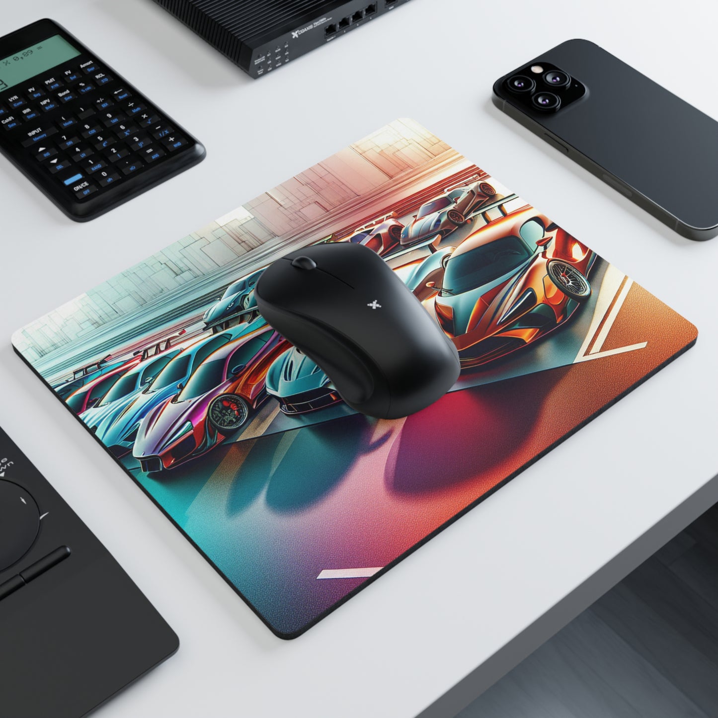 Racing Cars Rectangular Mouse Pad - Speed & Style for Auto Enthusiasts