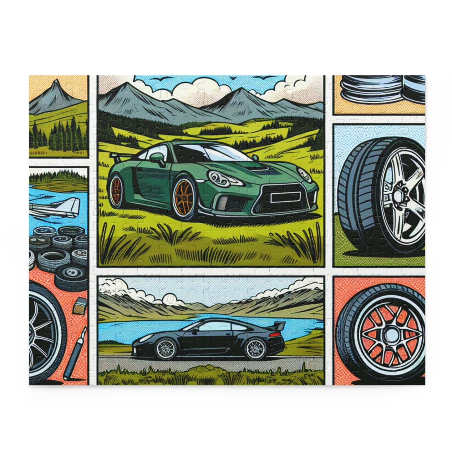 Automotive Adventure Puzzle - 120, 252, 500-Piece
