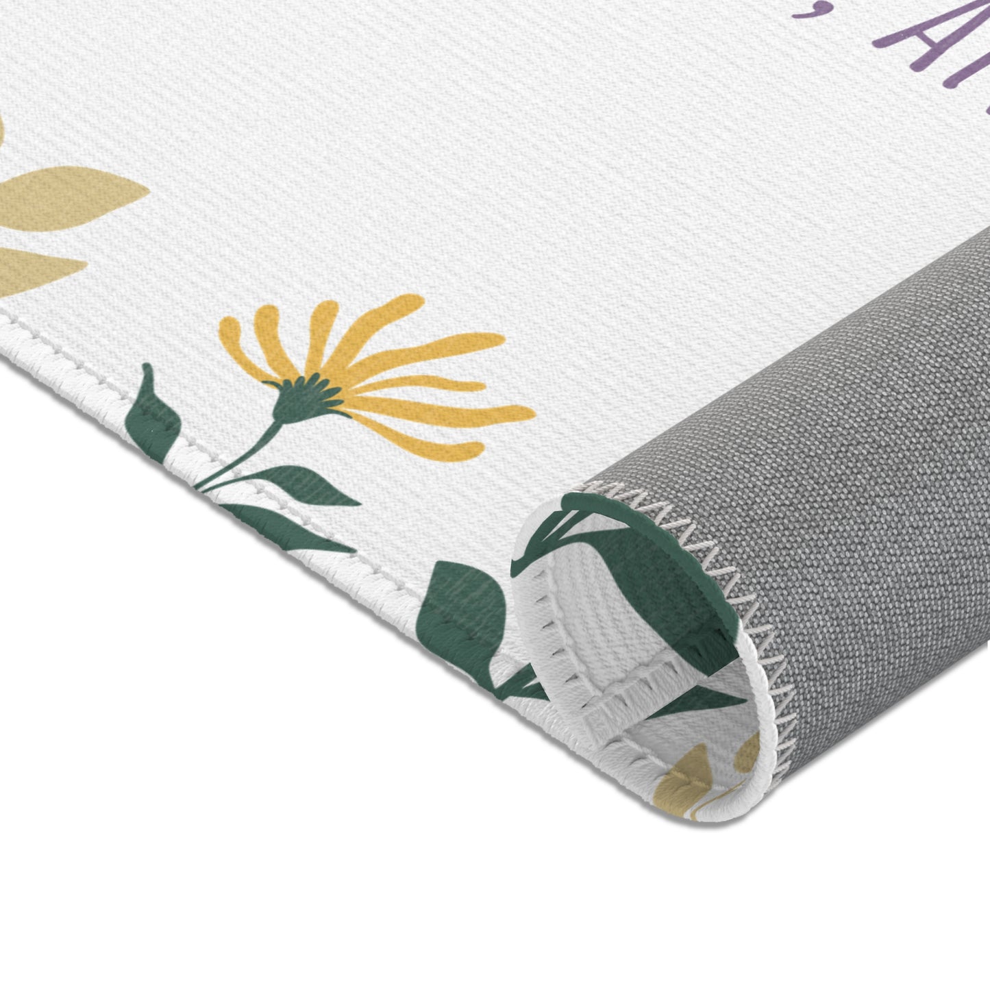 Boho Floral Area Rug – "Flourish, Thrive, and Feel at Home"