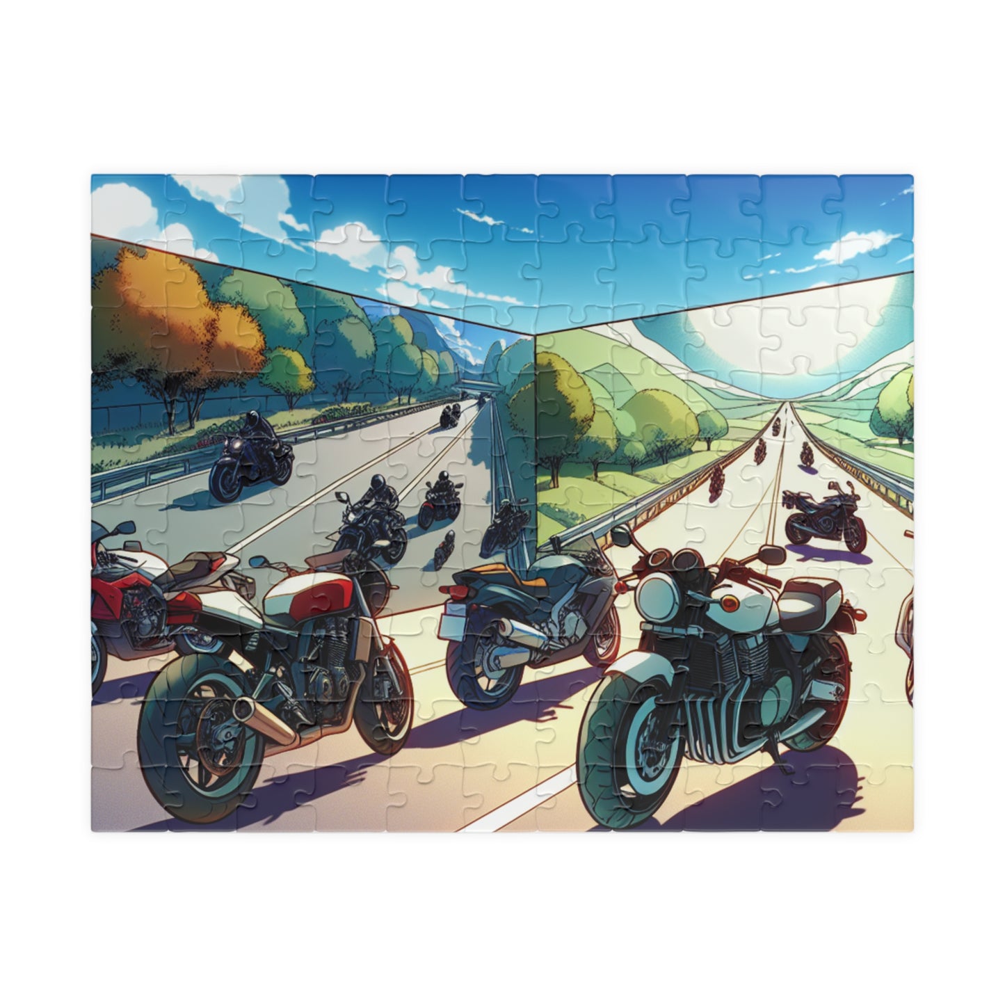 Motorcycle Adventure Puzzle - 110 to 1014 Pieces for Riders & Enthusiasts