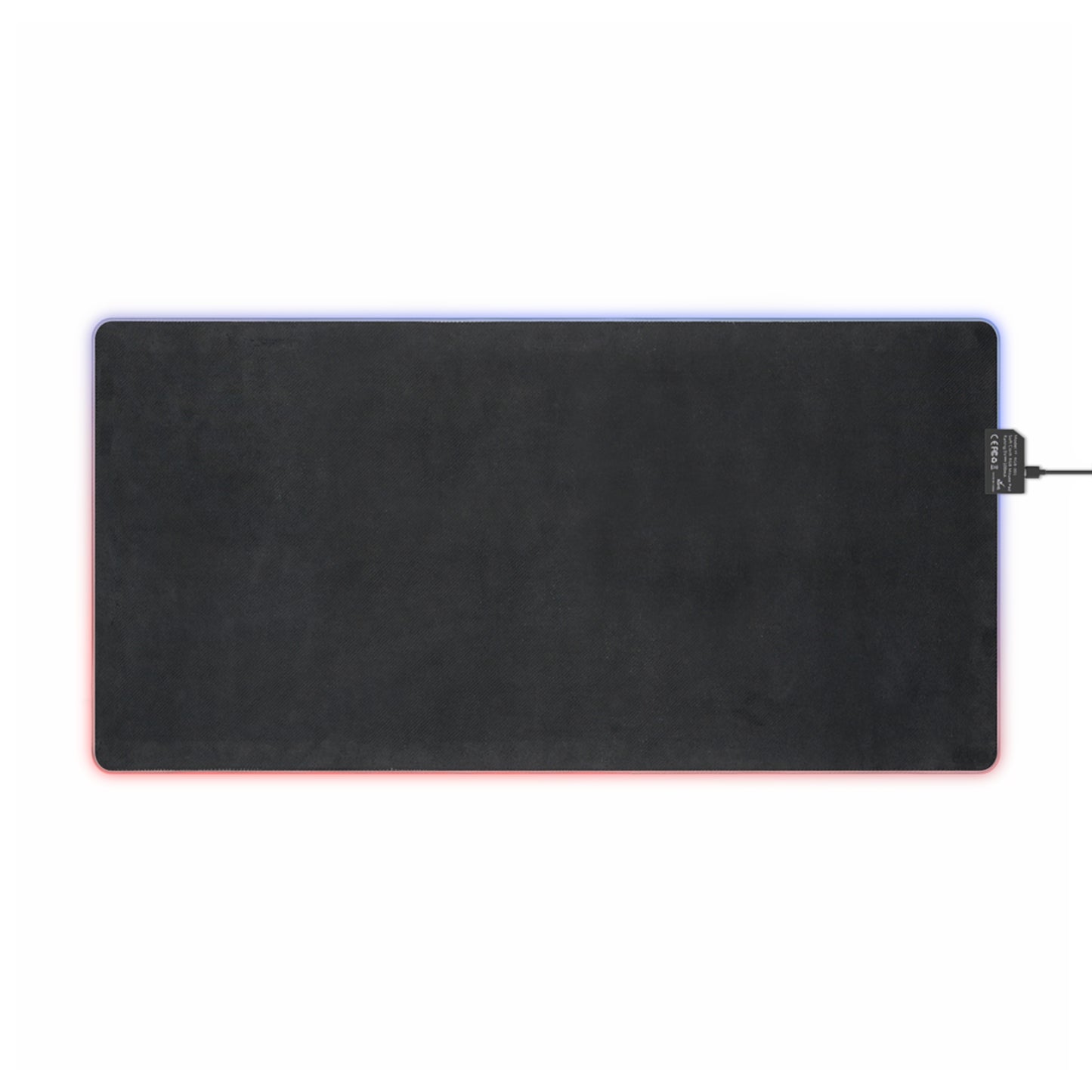 LED Gaming Mouse Pad - Motorcycle Theme with Colorful Backlight for Gamers