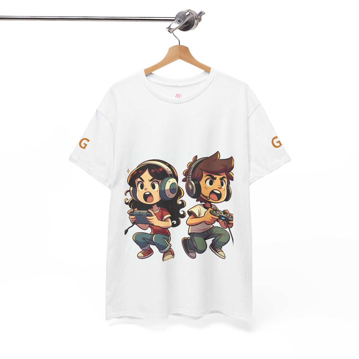 Level Up Gaming Tee - Unisex Heavy Cotton T-Shirt for Gamers