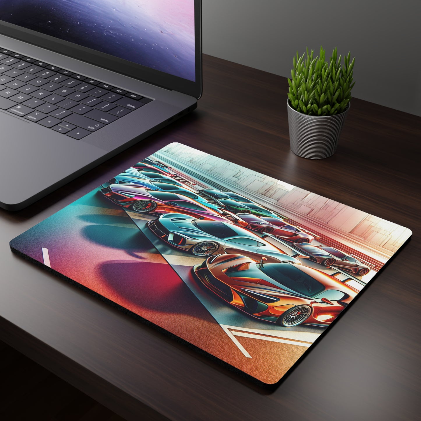 Racing Cars Rectangular Mouse Pad - Speed & Style for Auto Enthusiasts