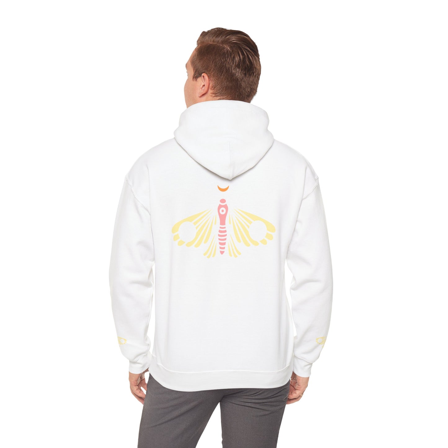 Dreamy Moth Unisex Hoodie - Cozy Streetwear for Nature Lovers