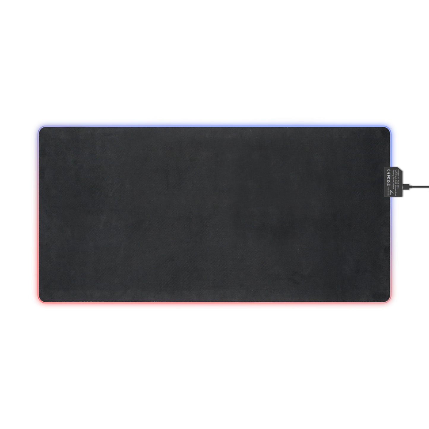 LED Gaming Mouse Pad - Motorcycle Theme with Colorful Backlight for Gamers