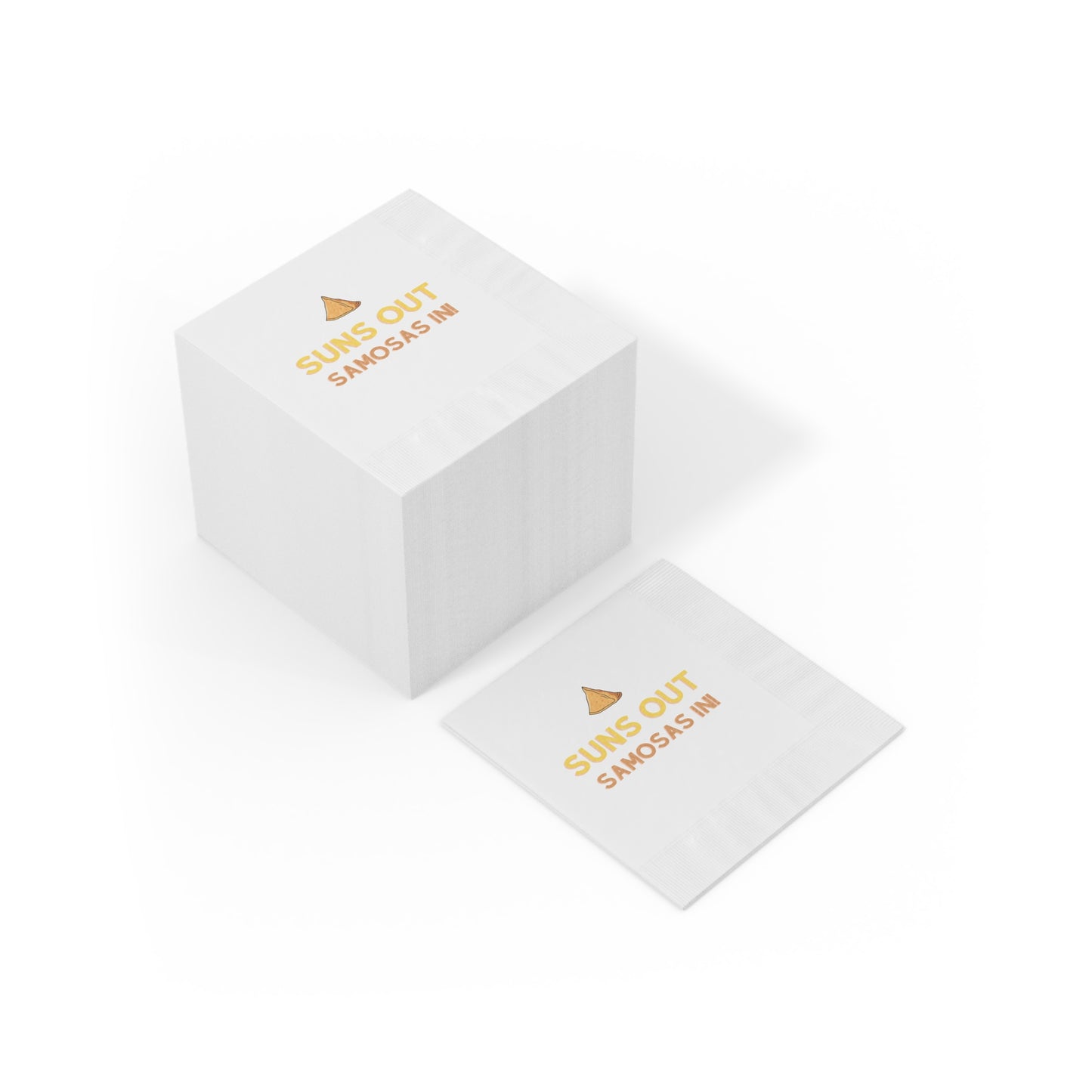 Suns Out Samosas In! Napkins - Fun Party Decor for Summer Gatherings