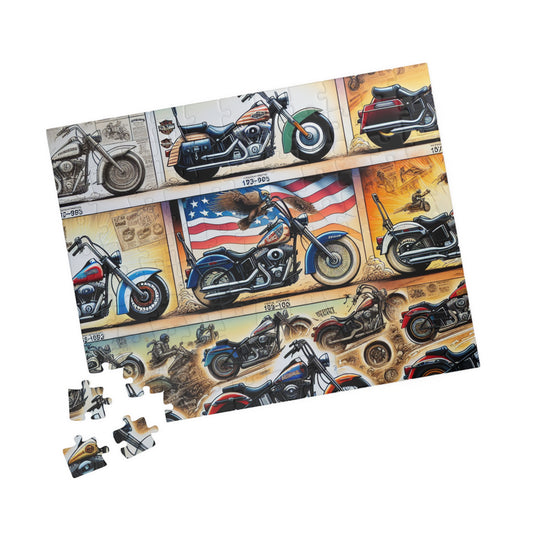 Motorcycle Puzzle (110, 252, 520, 1014-piece)