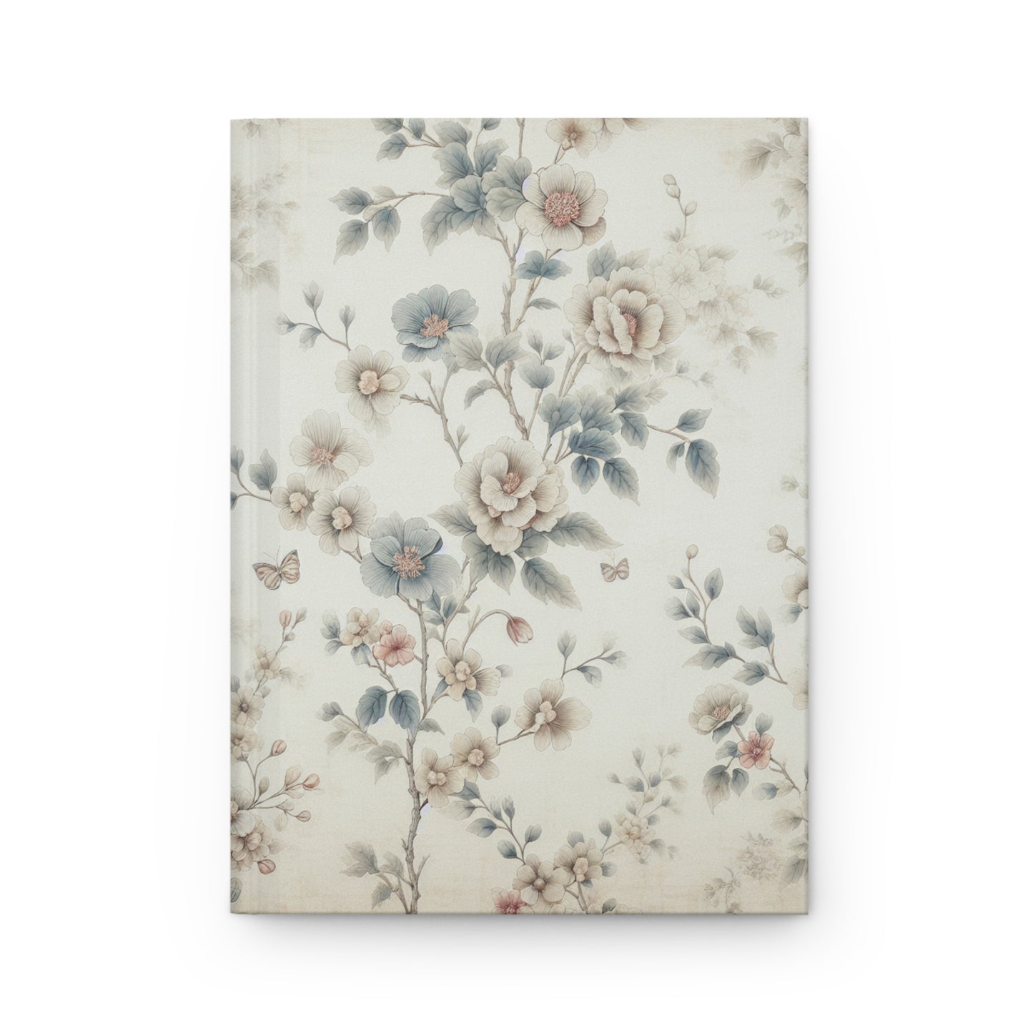 Floral Hardcover Journal - Elegant Matte Finish for Writing & Note-Taking