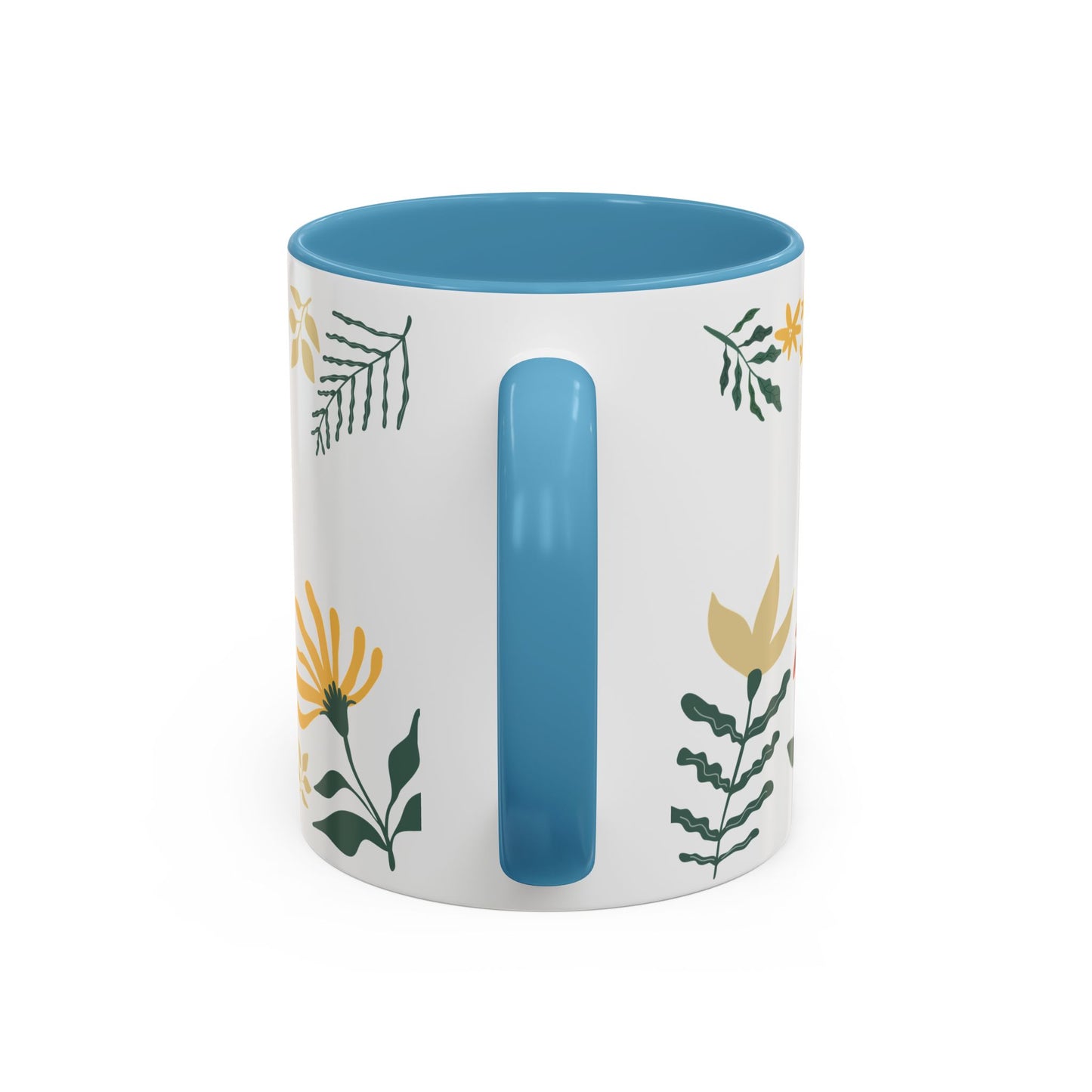Inspirational Floral Accent Coffee Mug - Floral Bloom