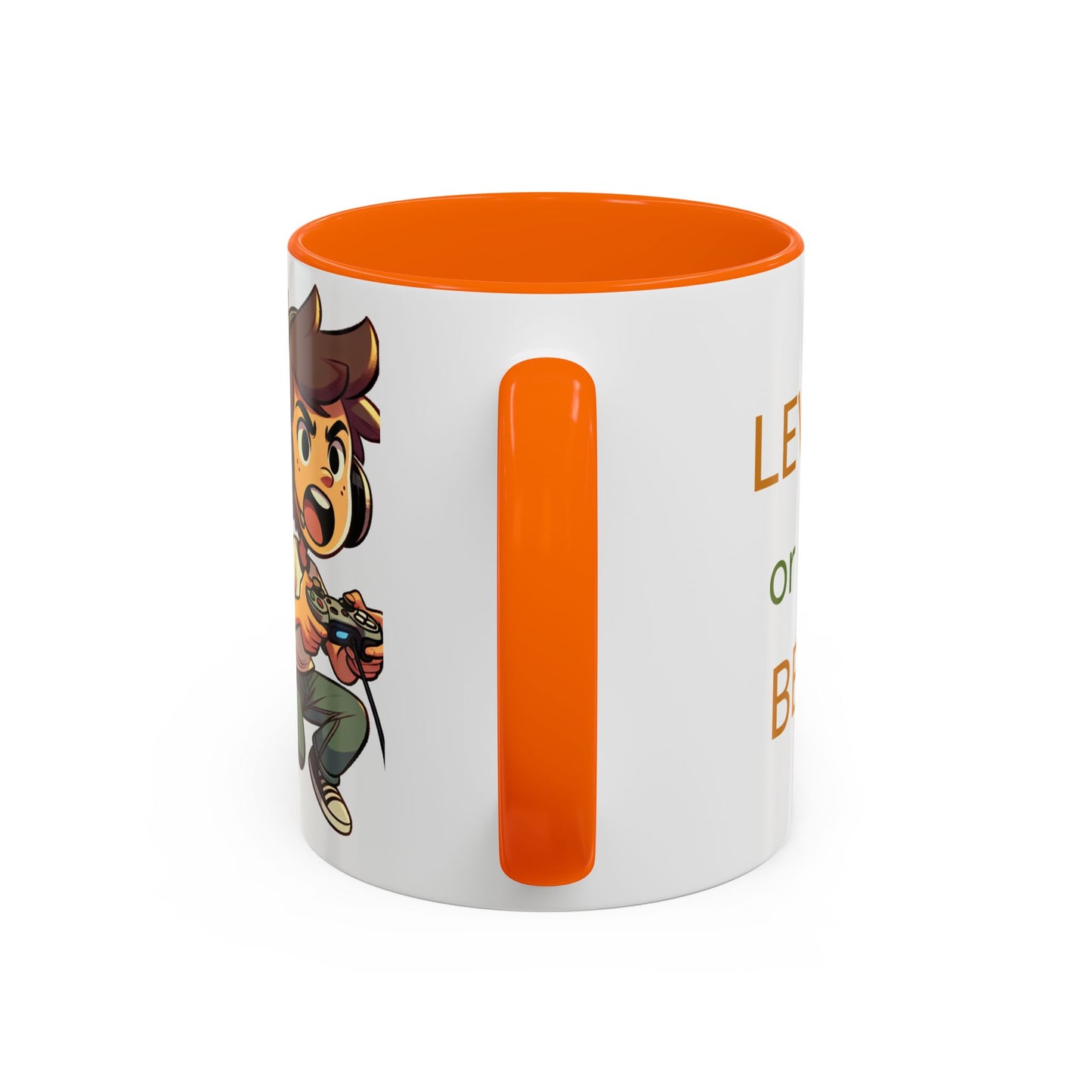 Gamer Motivational Coffee Mug - Level Up with Fun Design