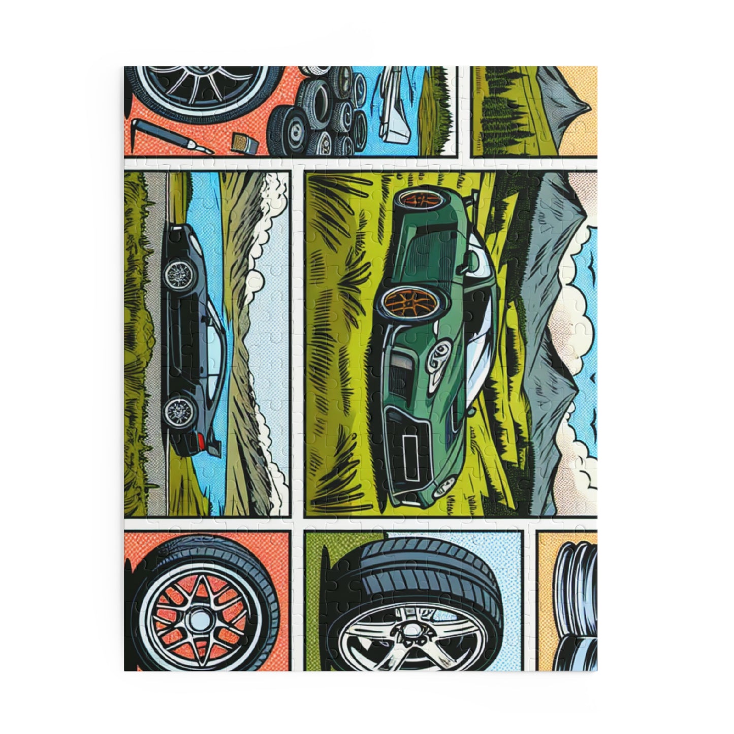 Automotive Adventure Puzzle - 120, 252, 500-Piece