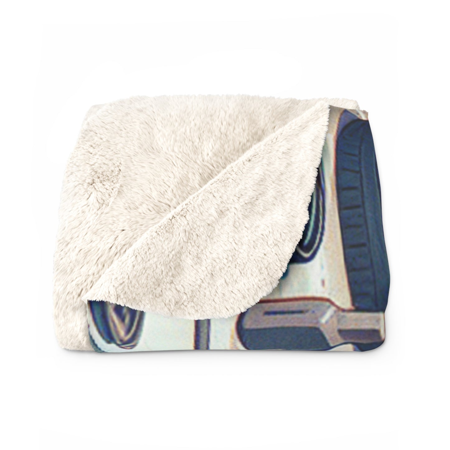 Car Lover's Sherpa Fleece Blanket - Cozy Automotive Décor for Gearheads