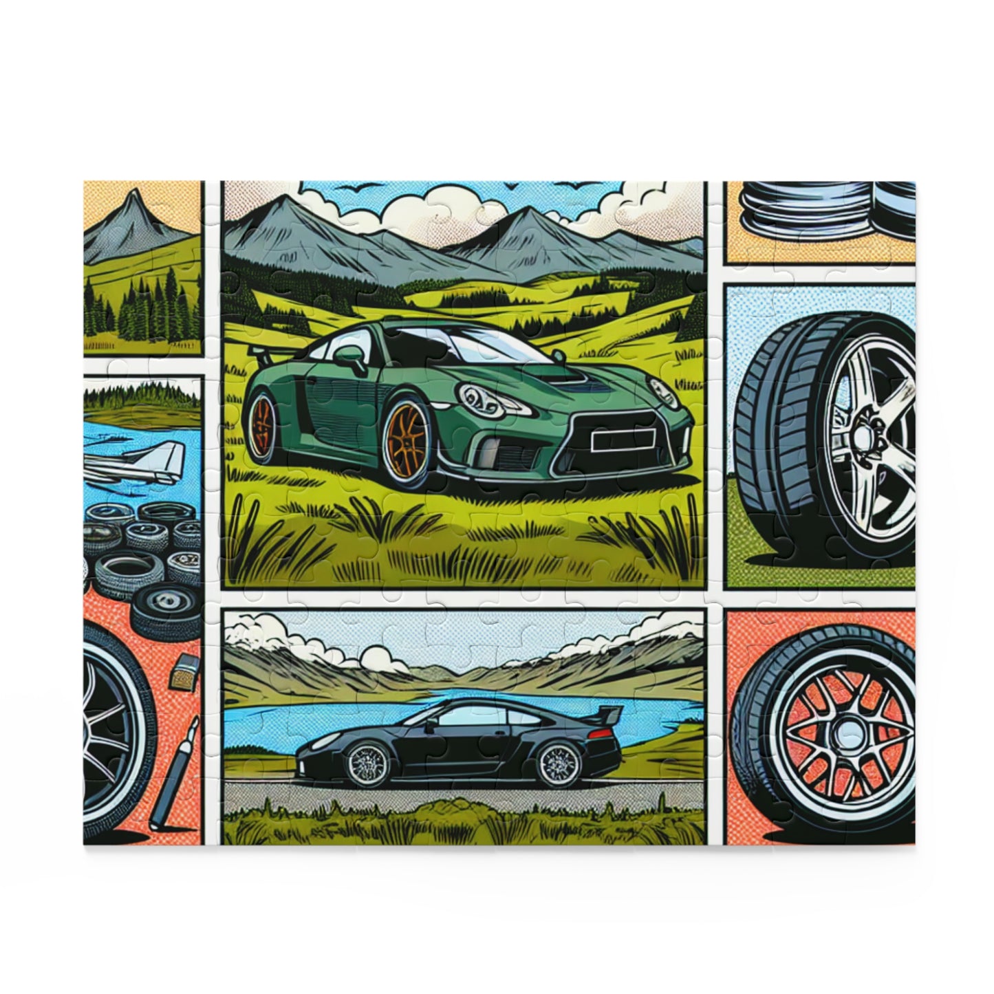 Automotive Adventure Puzzle - 120, 252, 500-Piece