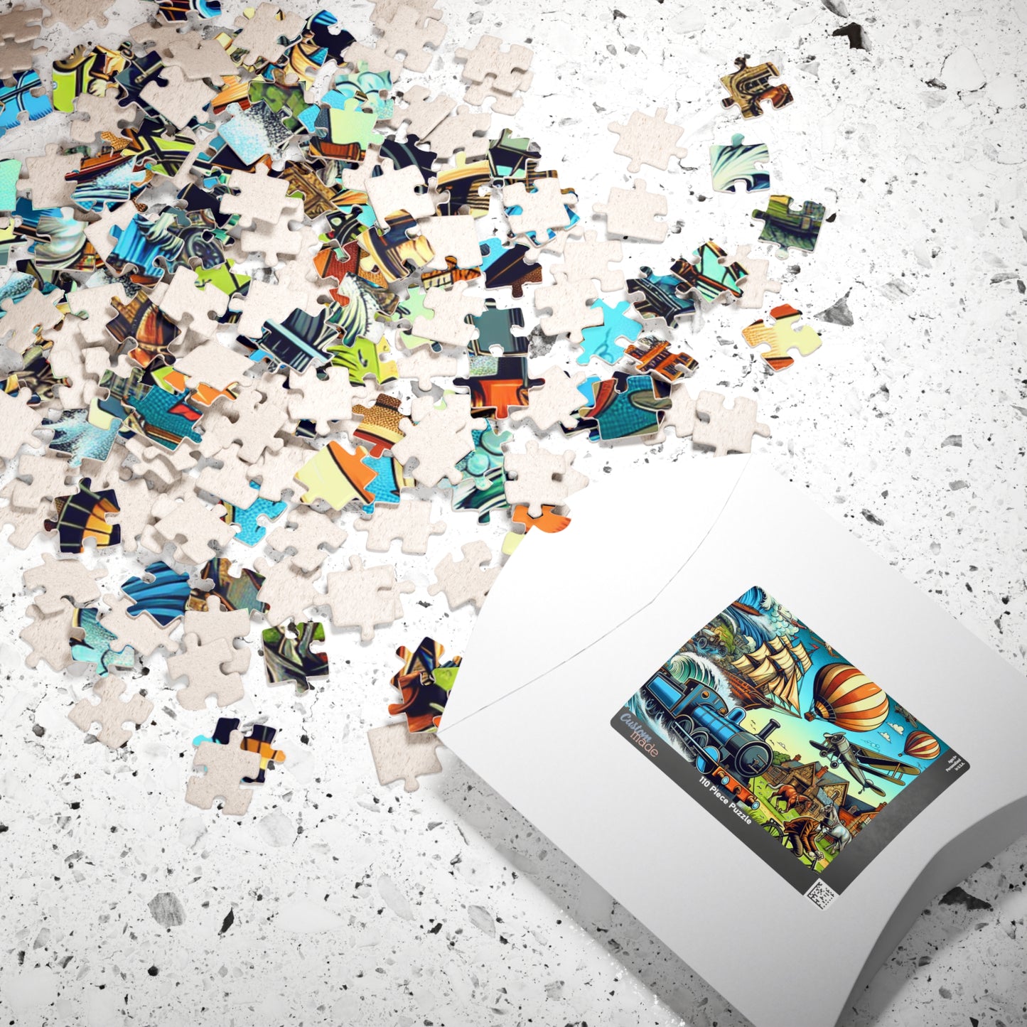 Adventure-Themed Puzzle (110, 252, 520-piece) - Vintage Travel Experience