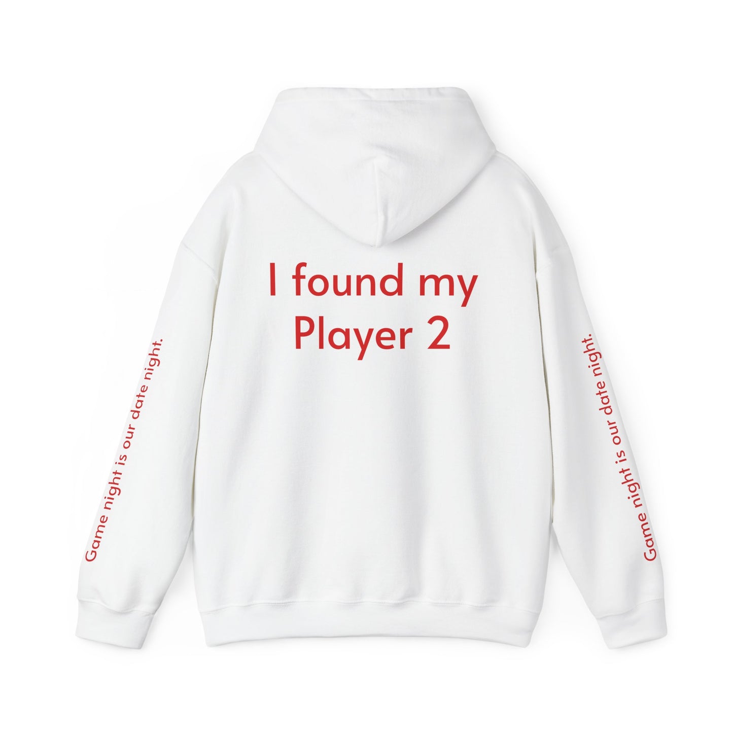 Couples Gaming Hoodie - 'I Found My Player 2' Sweatshirt for Game Nights