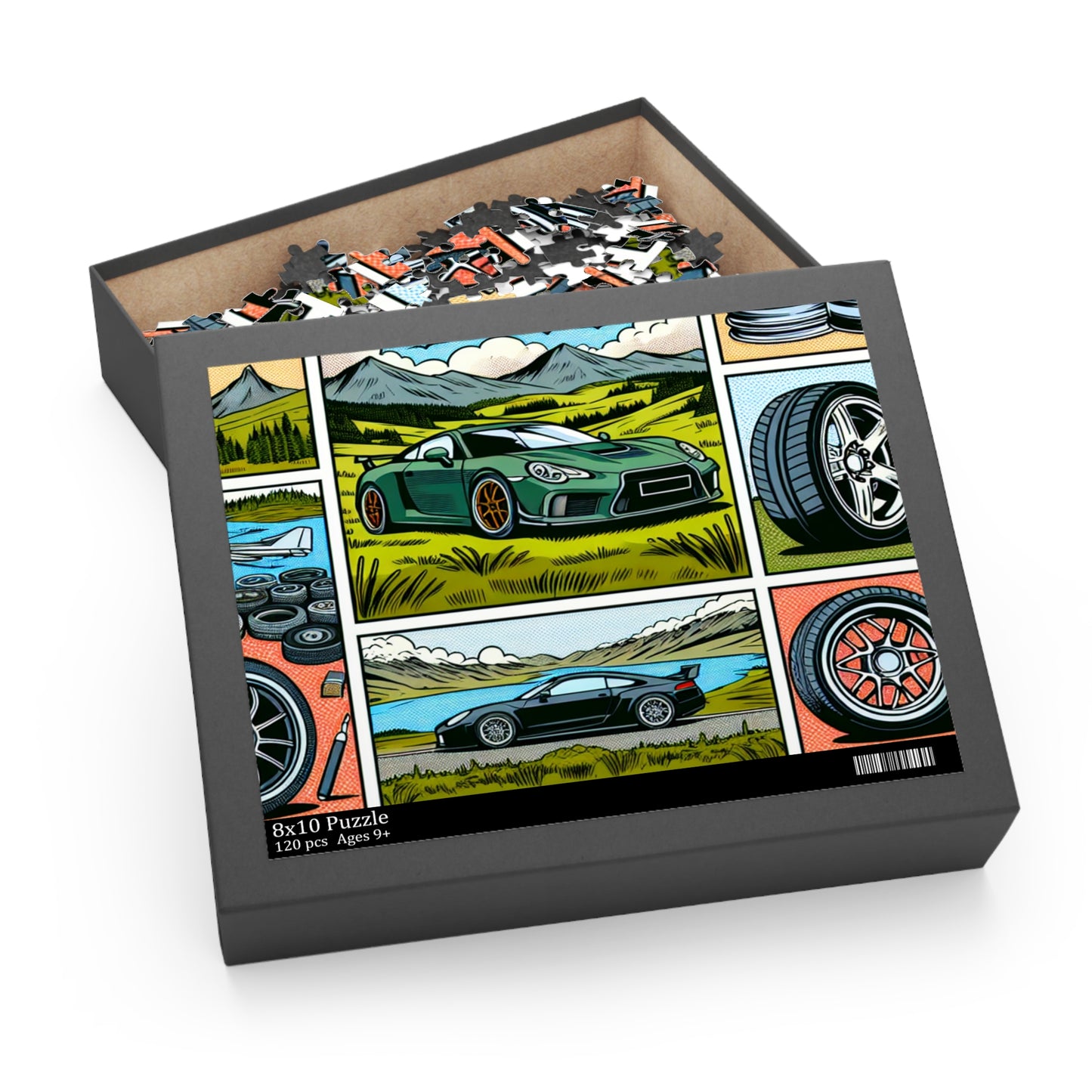 Automotive Adventure Puzzle - 120, 252, 500-Piece