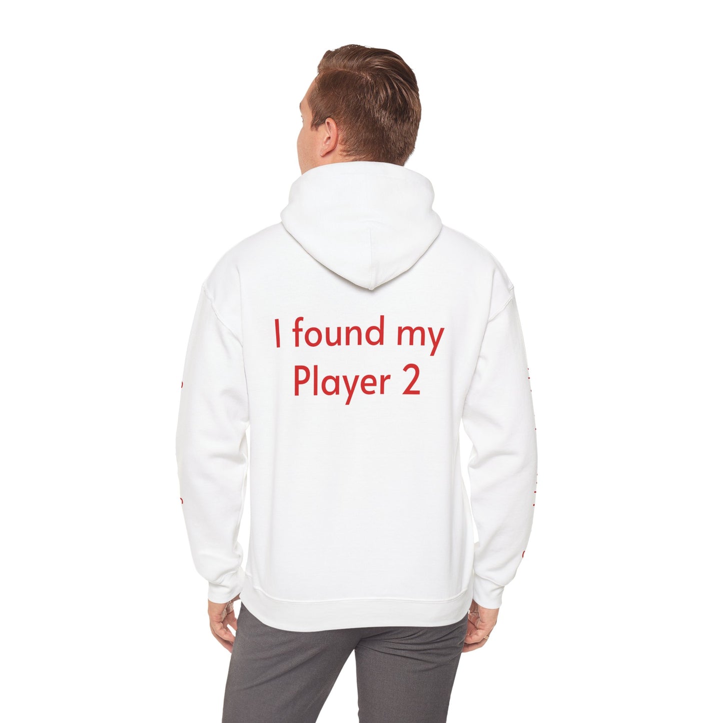 Couples Gaming Hoodie - 'I Found My Player 2' Sweatshirt for Game Nights
