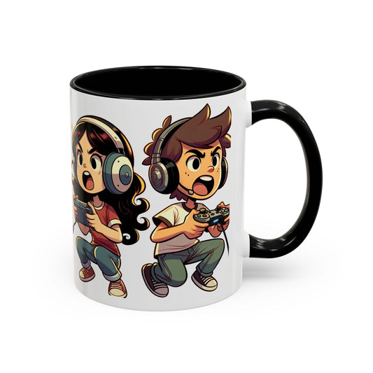 Gamer Motivational Coffee Mug - Level Up with Fun Design