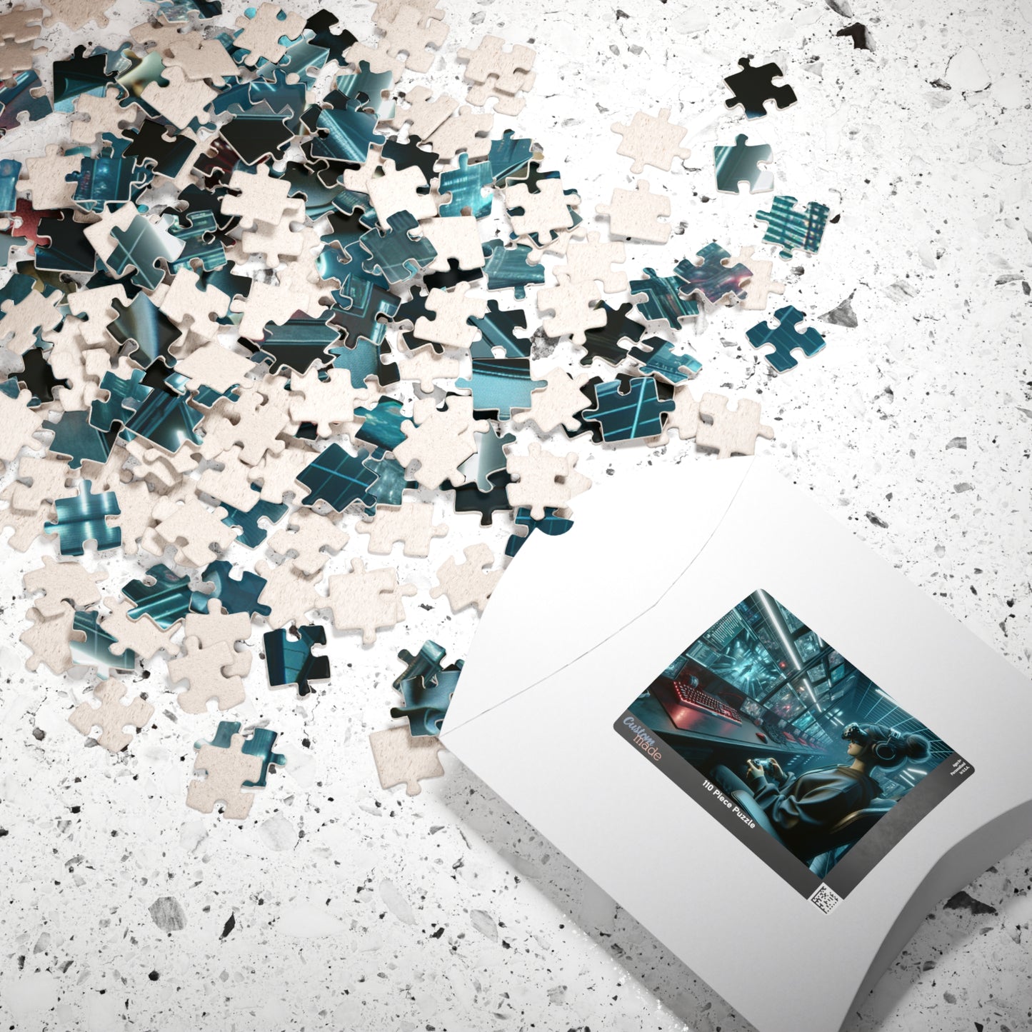 Gaming Girl Aesthetic Puzzle - 110, 252, 520, 1014-Piece Options | Perfect Gift for Gamers and Puzzle Lovers