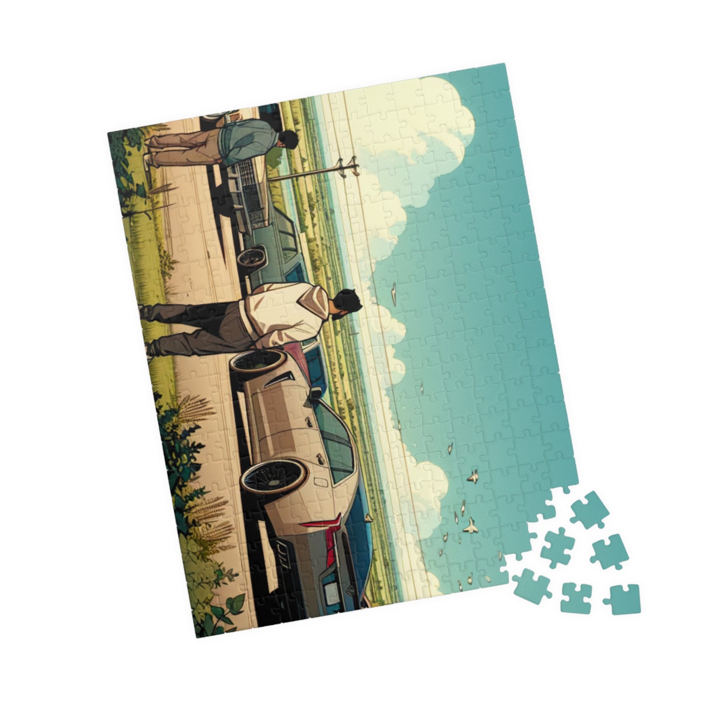 Vintage Cars Puzzle - Jigsaw for Automotive Enthusiasts
