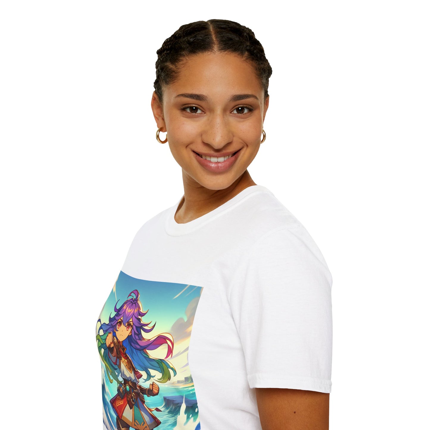 Slay Now, Sleep Later Softstyle T-Shirt - Ocean-Inspired Graphic Tee