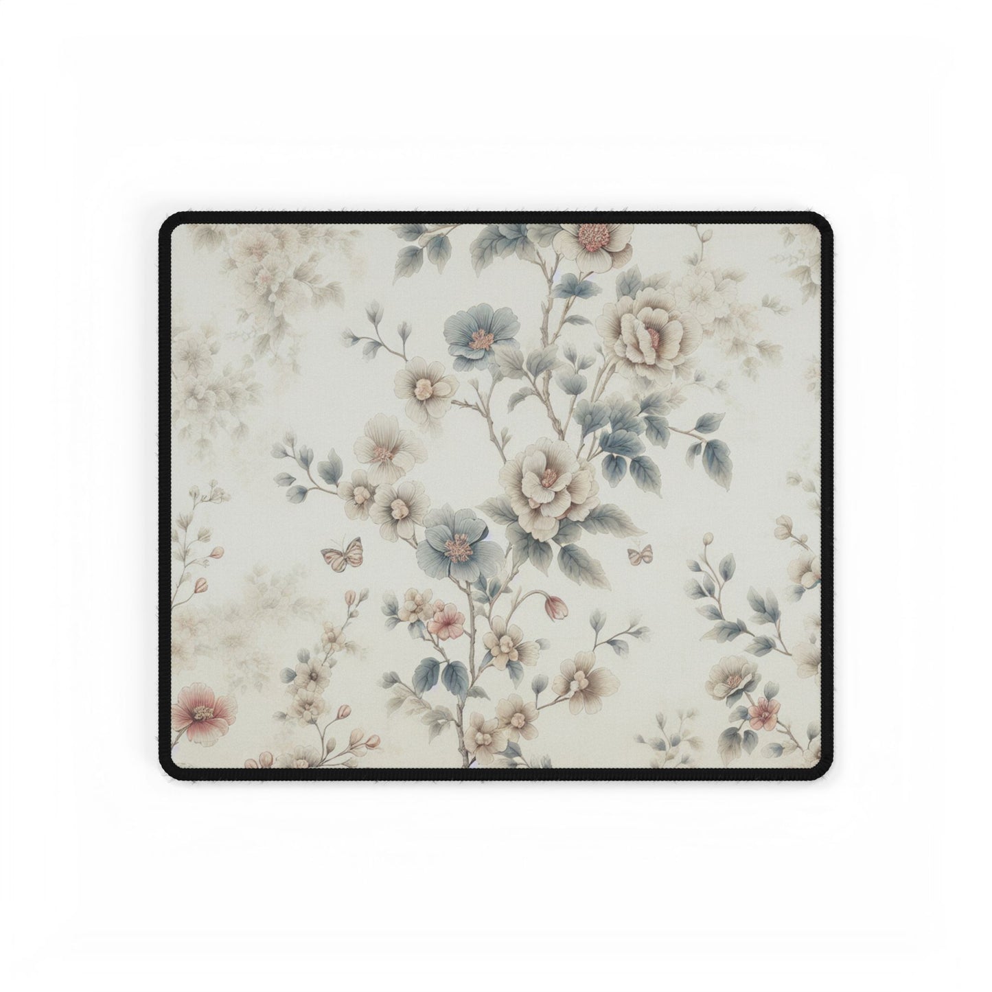Elegant Floral Desk Mat - Stylish Office Decor for Home and Work