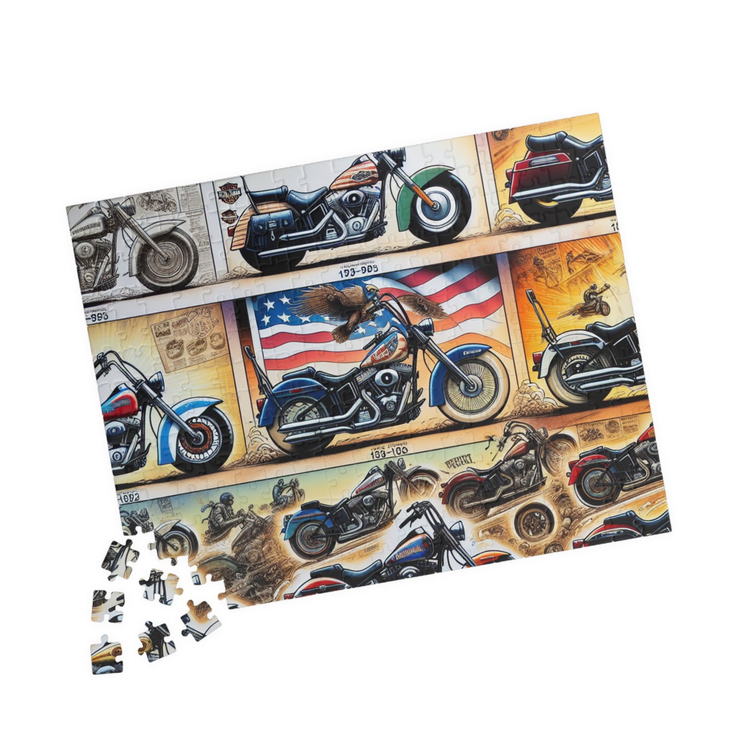 Motorcycle Puzzle (110, 252, 520, 1014-piece)