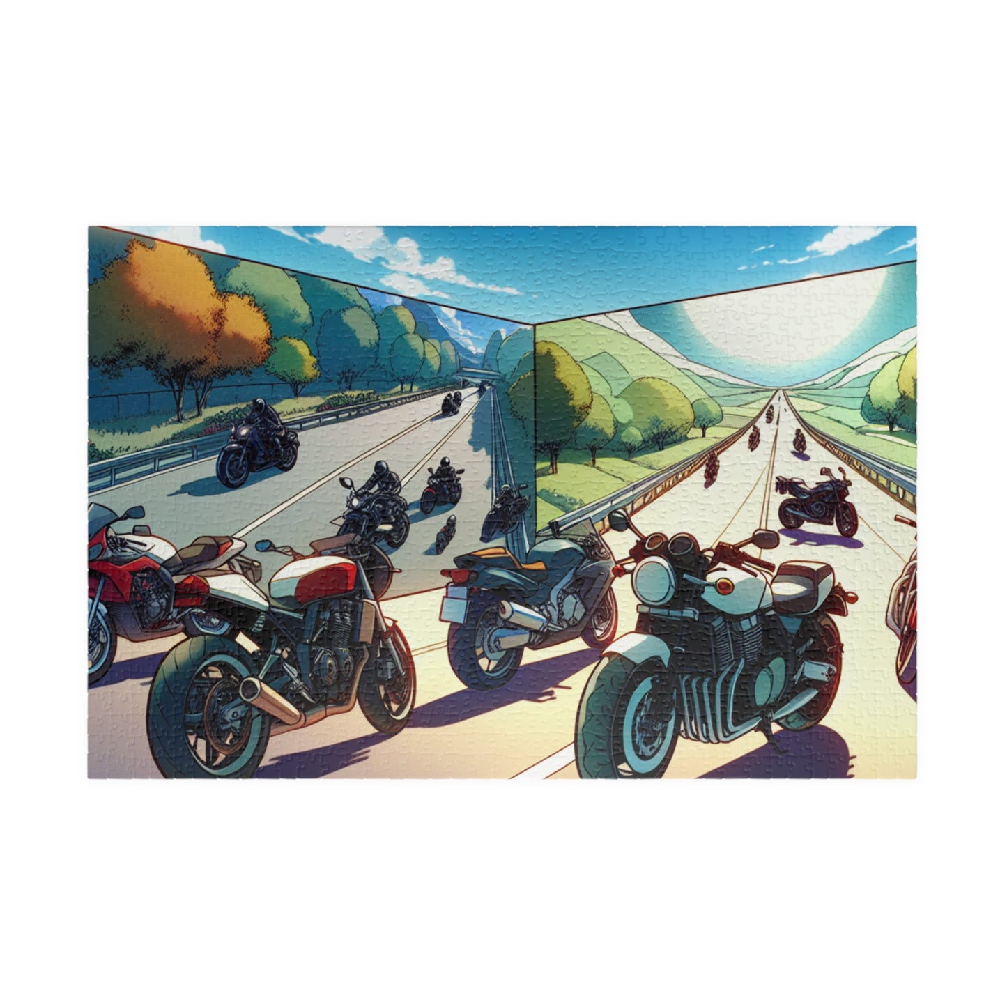 Motorcycle Adventure Puzzle - 110 to 1014 Pieces for Riders & Enthusiasts