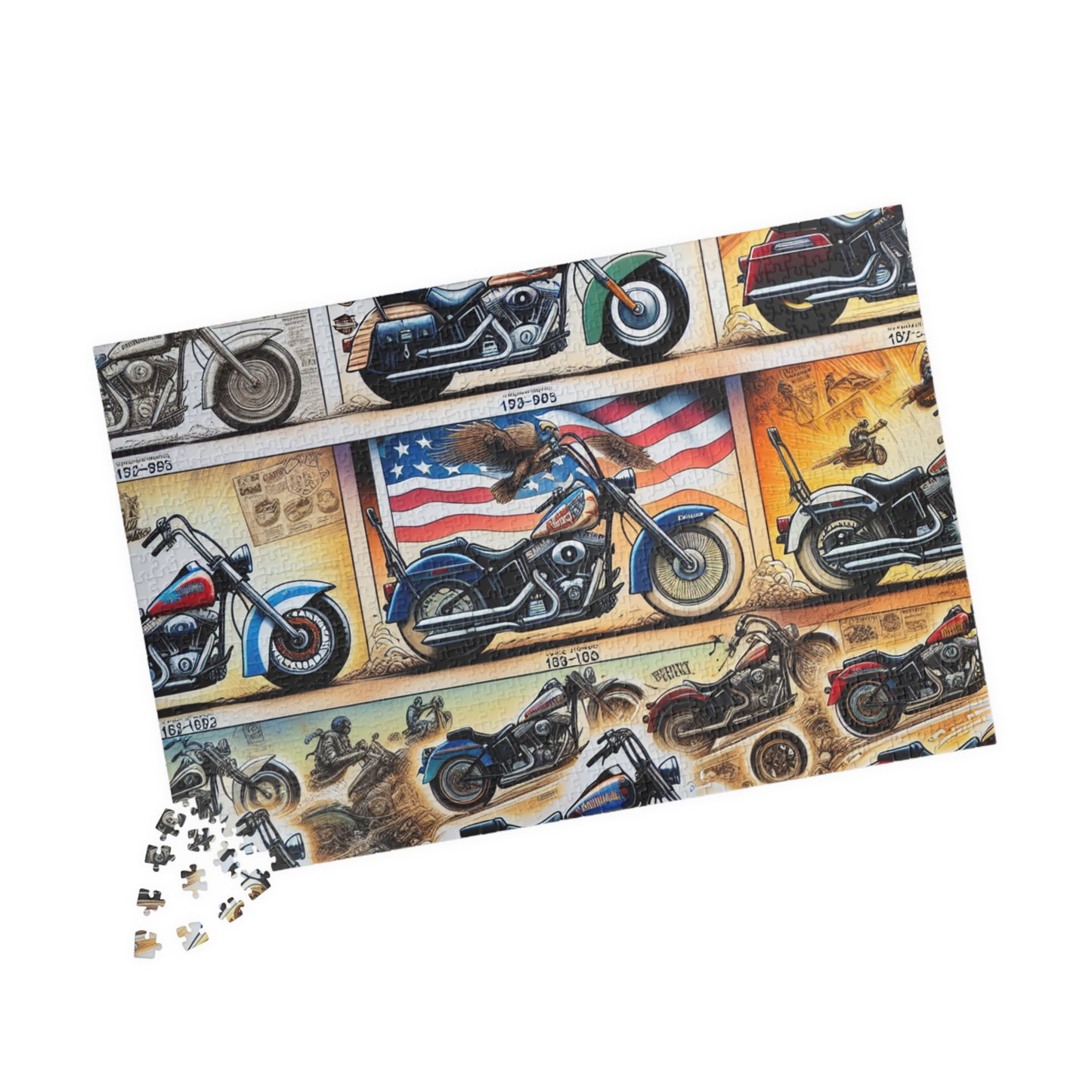Motorcycle Puzzle (110, 252, 520, 1014-piece)