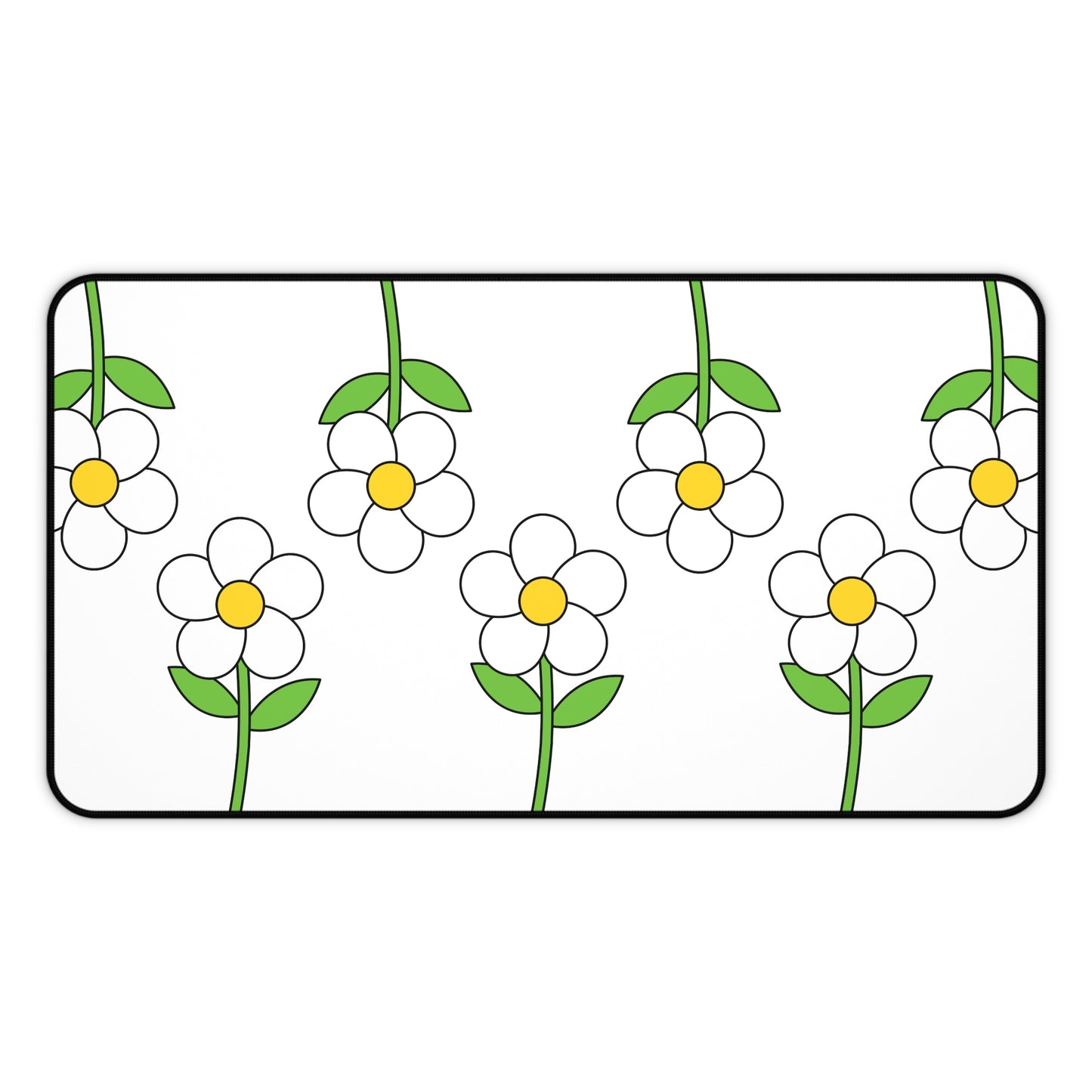 Floral Desk Mat for Home Office - Stylish & Functional Workspace Decor Mouse Pad