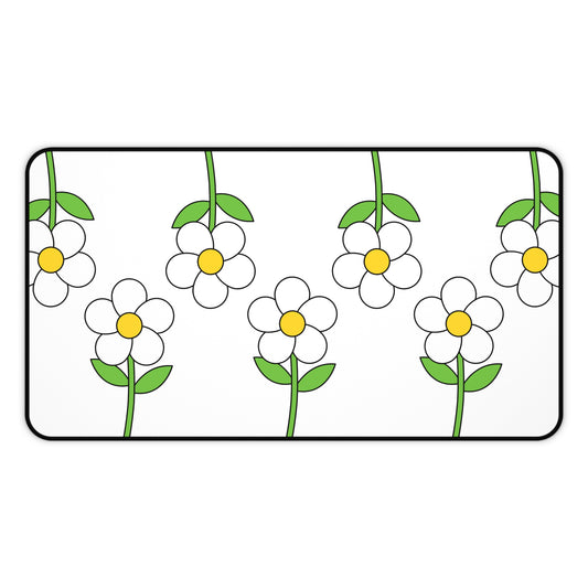 Floral Desk Mat for Home Office - Stylish & Functional Workspace Decor Mouse Pad