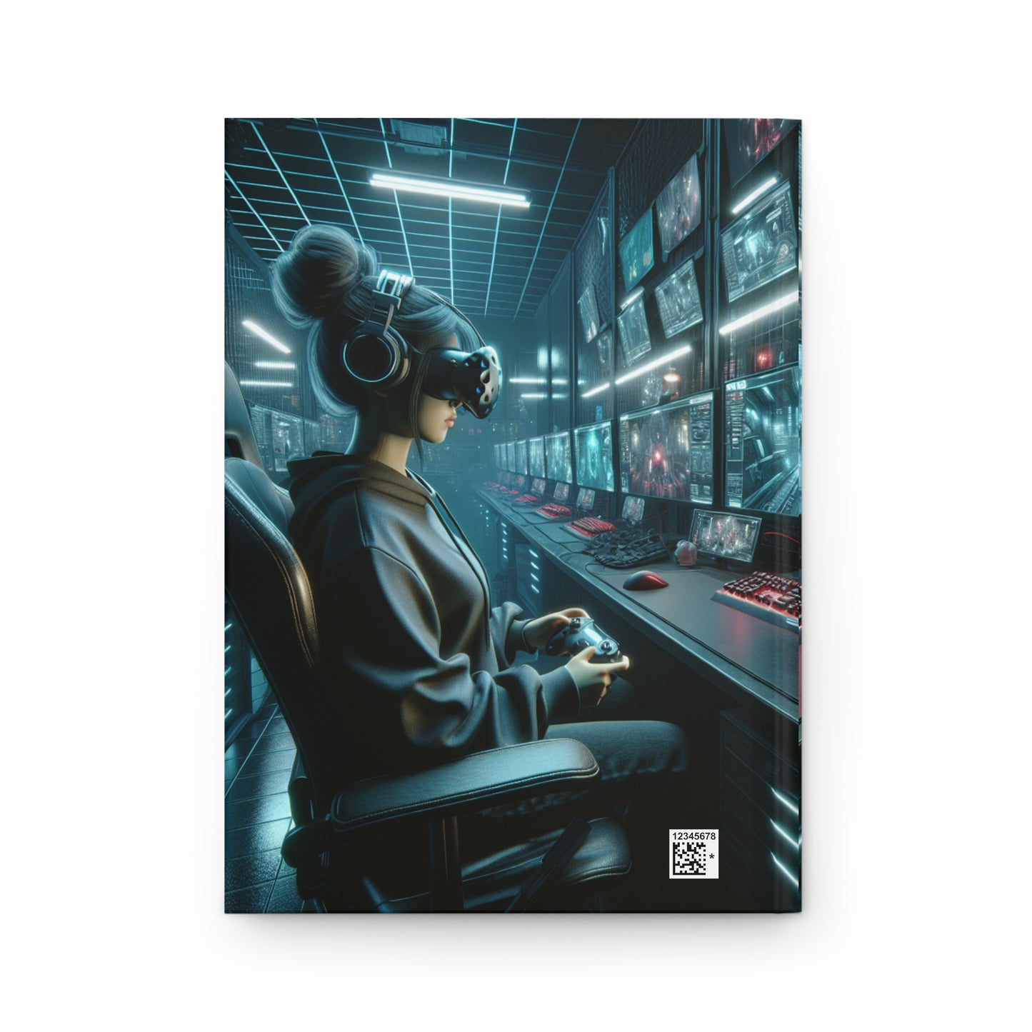Gamer Girl Hardcover Journal - Matte Finish for Ideal Gaming Notes & Inspiration