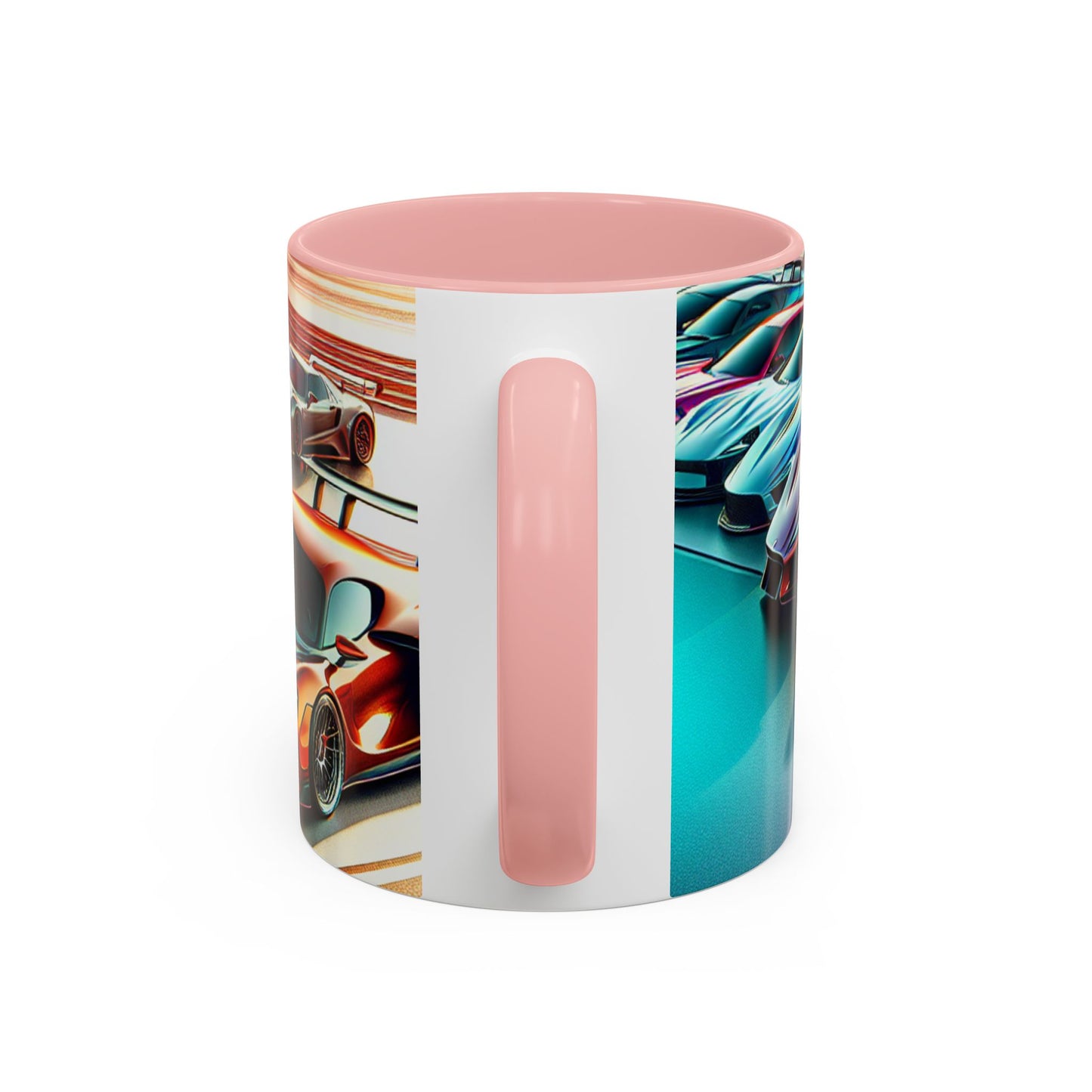Racing Passion Accent Coffee Mug - Perfect Gift for Car Enthusiasts