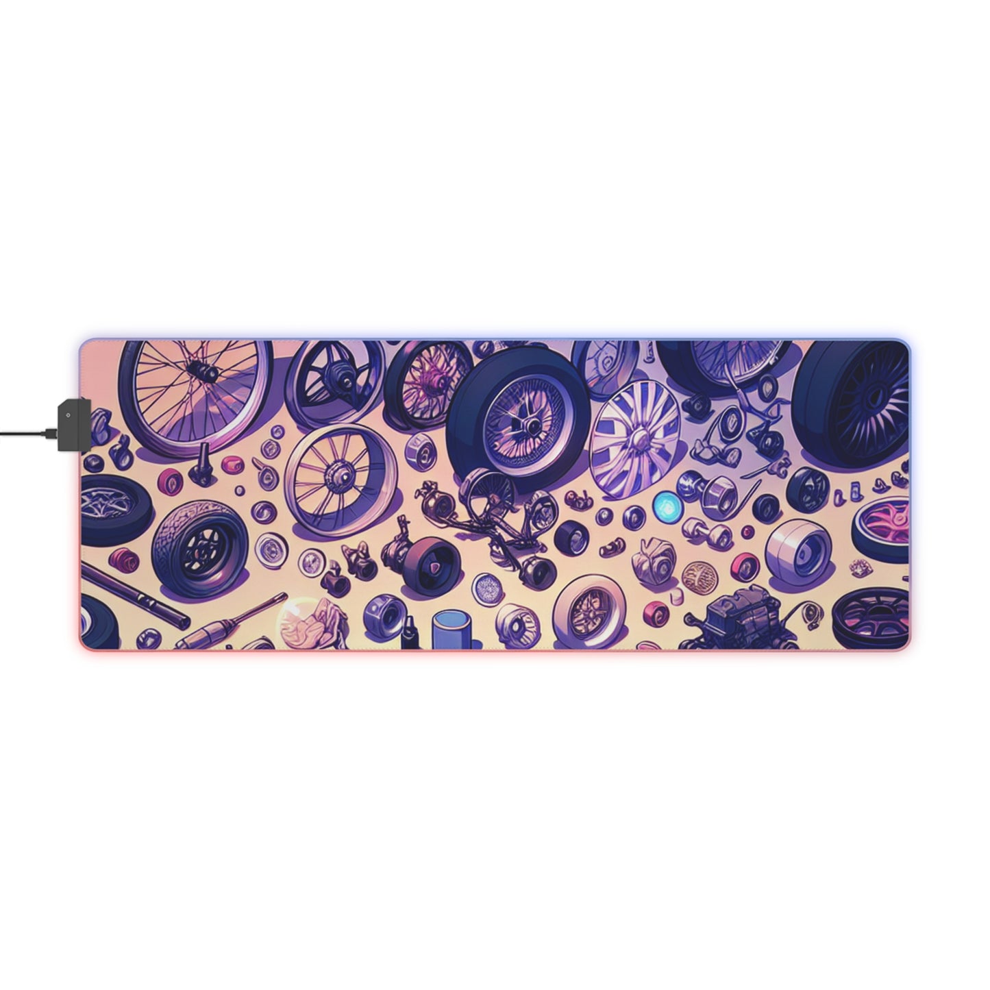 Vibrant LED Gaming Mouse Pad - Ultimate Comfort for Gamers