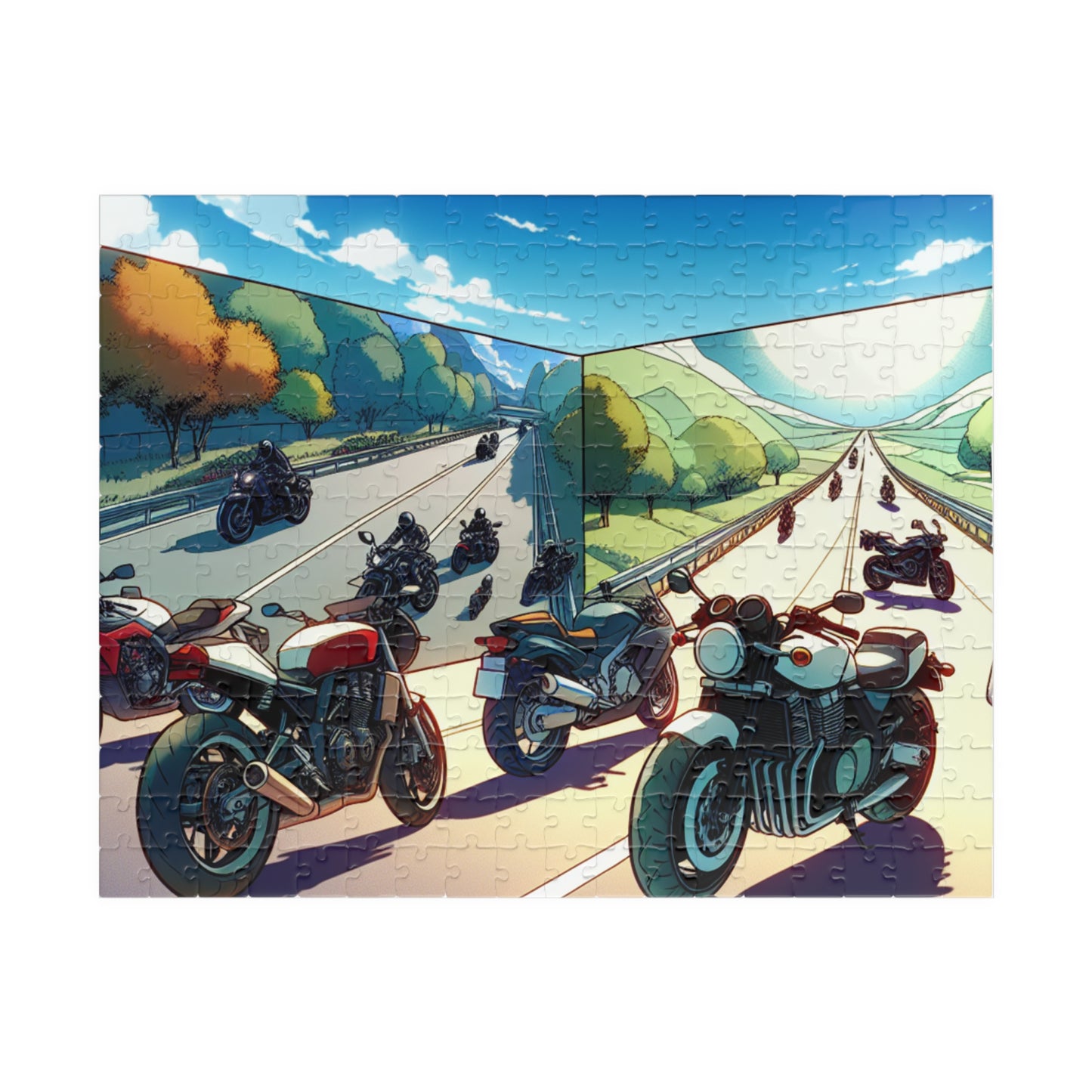 Motorcycle Adventure Puzzle - 110 to 1014 Pieces for Riders & Enthusiasts