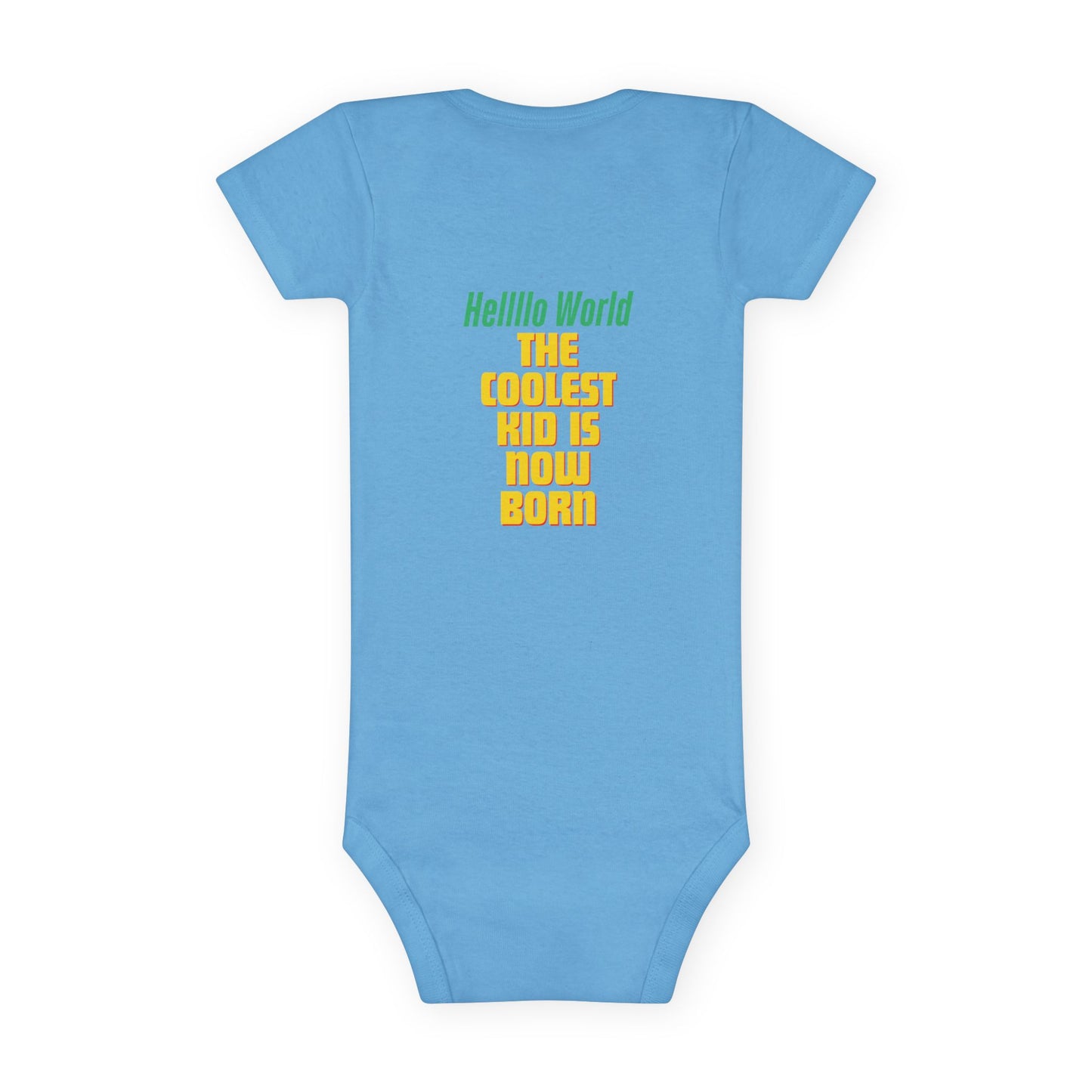 Coolest Kid Baby Onesie - Hello World Unisex Infant Bodysuit