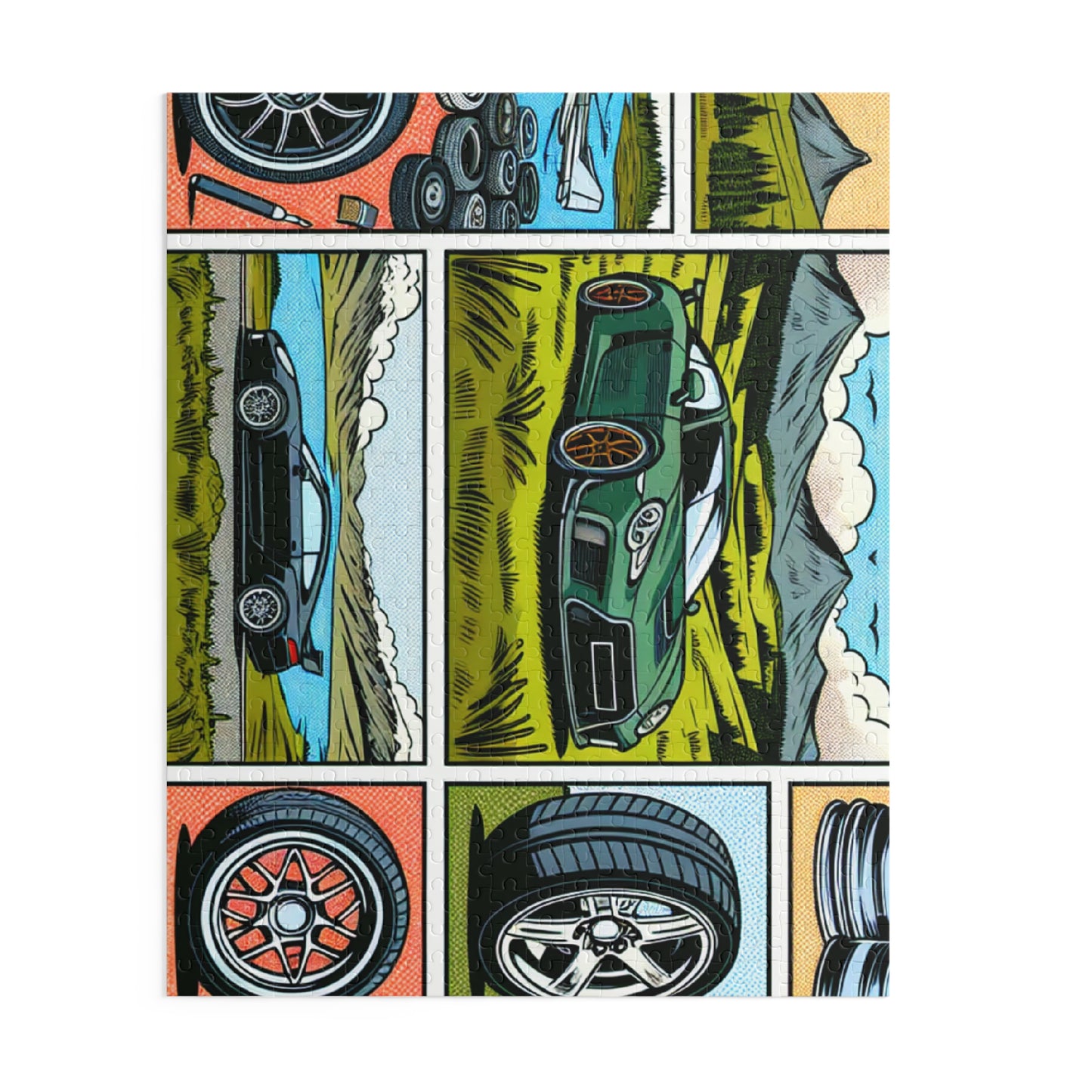 Automotive Adventure Puzzle - 120, 252, 500-Piece