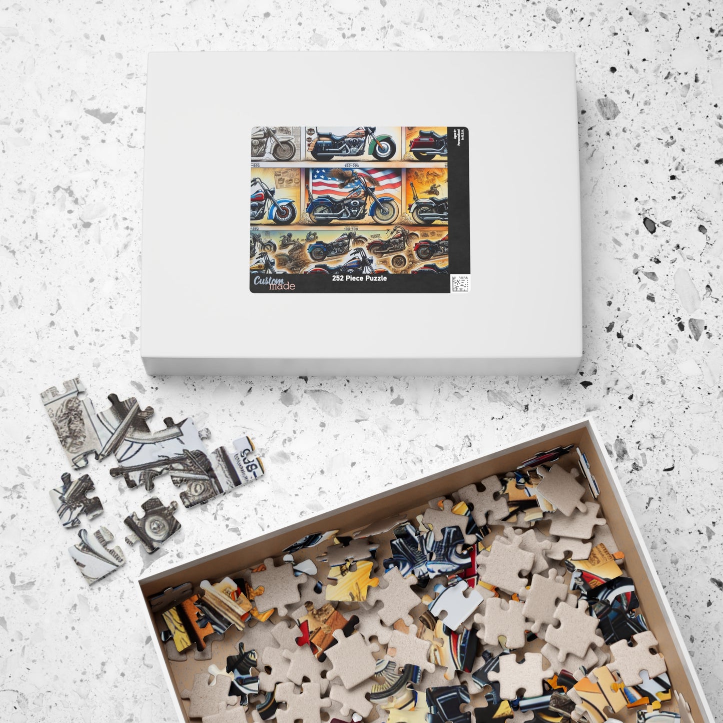 Motorcycle Puzzle (110, 252, 520, 1014-piece)