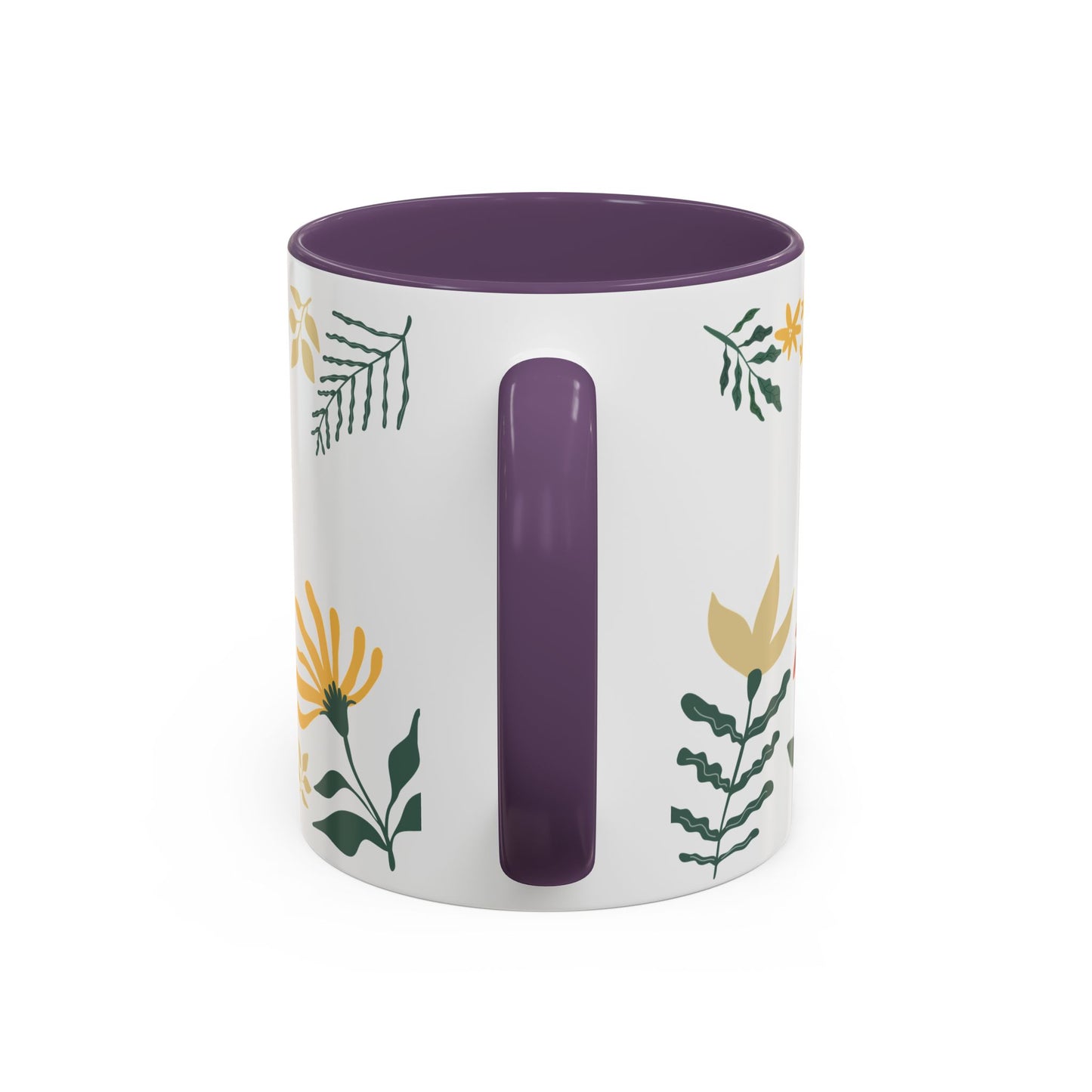 Inspirational Floral Accent Coffee Mug - Floral Bloom