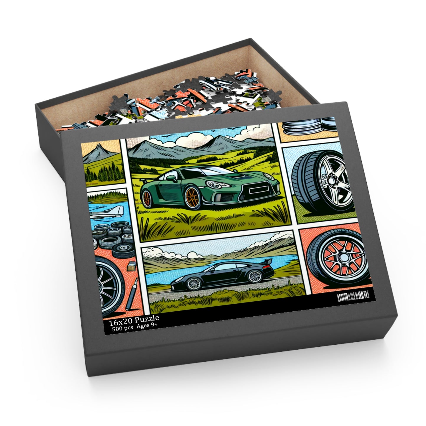 Automotive Adventure Puzzle - 120, 252, 500-Piece