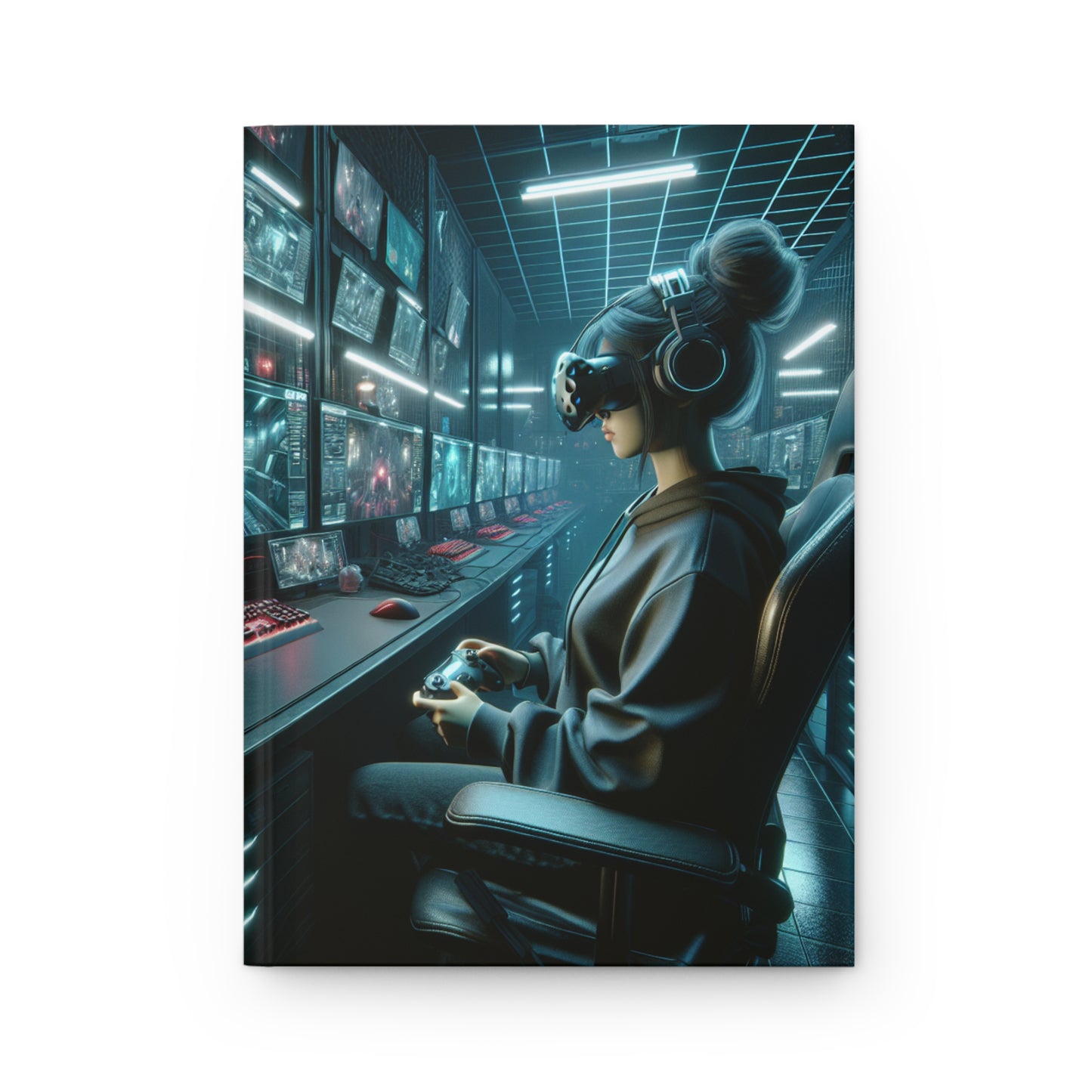 Gamer Girl Hardcover Journal - Matte Finish for Ideal Gaming Notes & Inspiration