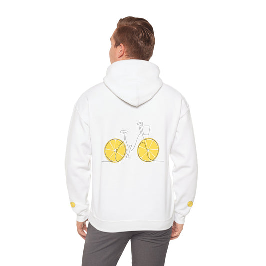 Lemon Bicycle Unisex Hoodie - Sweet and Refreshing Style for Summer Adventures