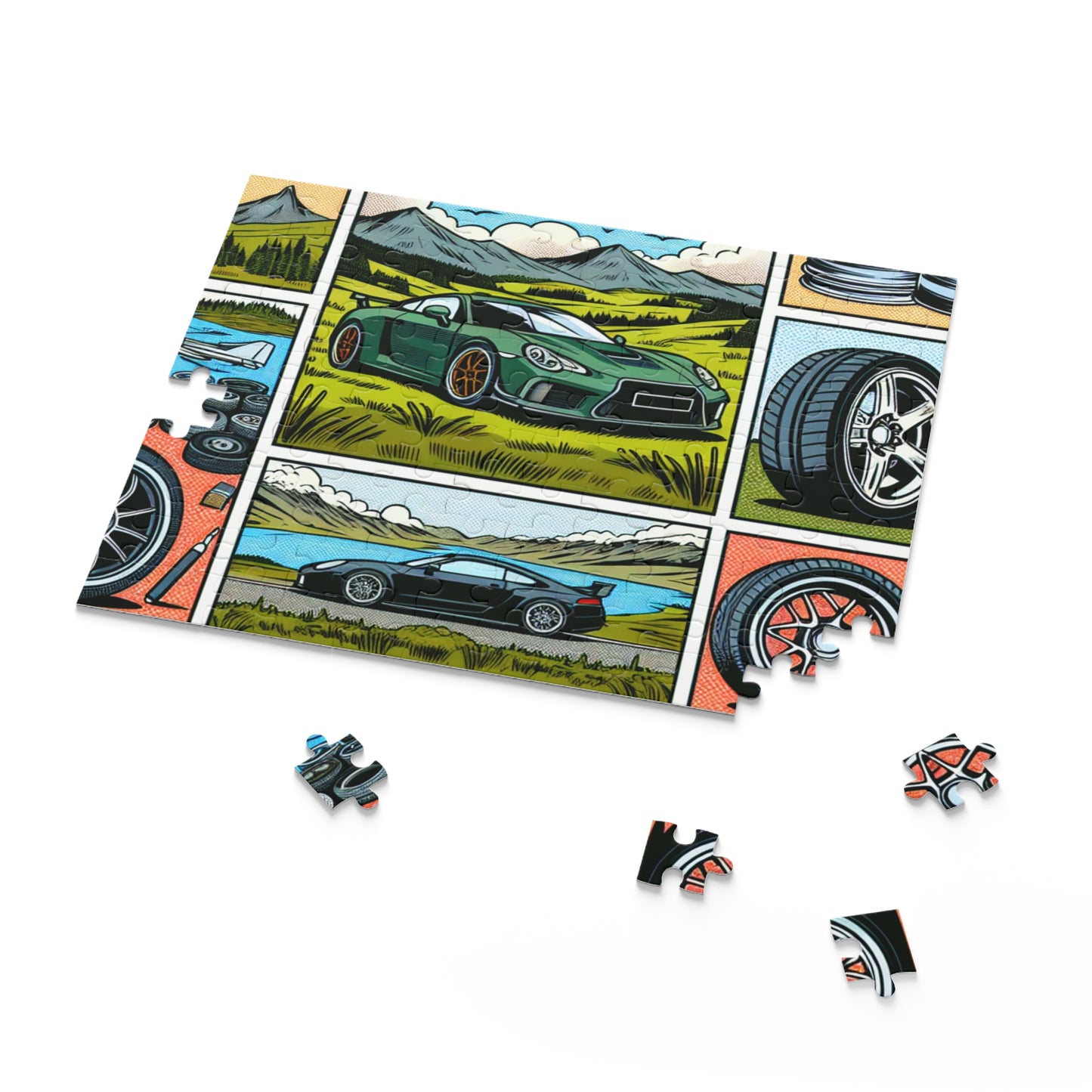 Automotive Adventure Puzzle - 120, 252, 500-Piece