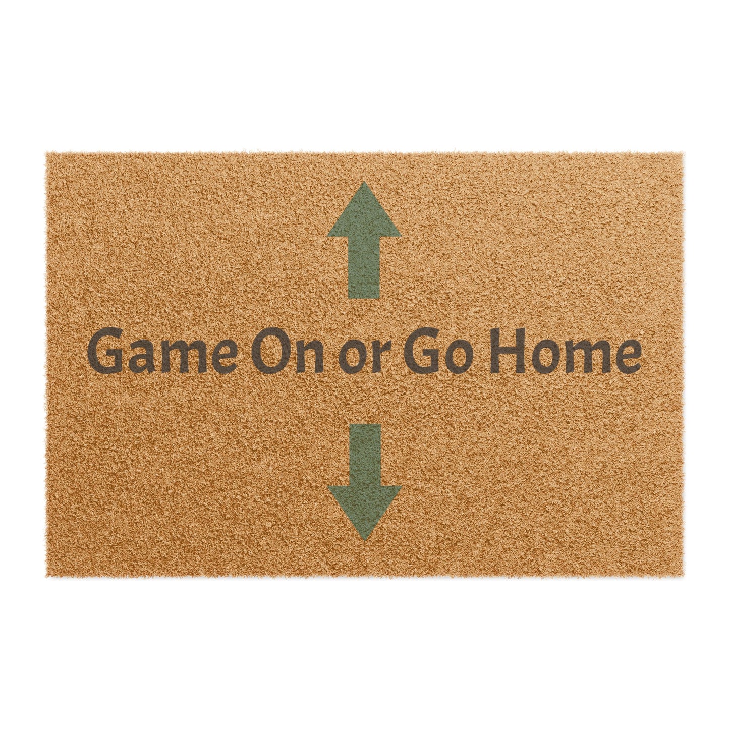Game On or Go Home Doormat - Fun Welcome Mat for Gamers
