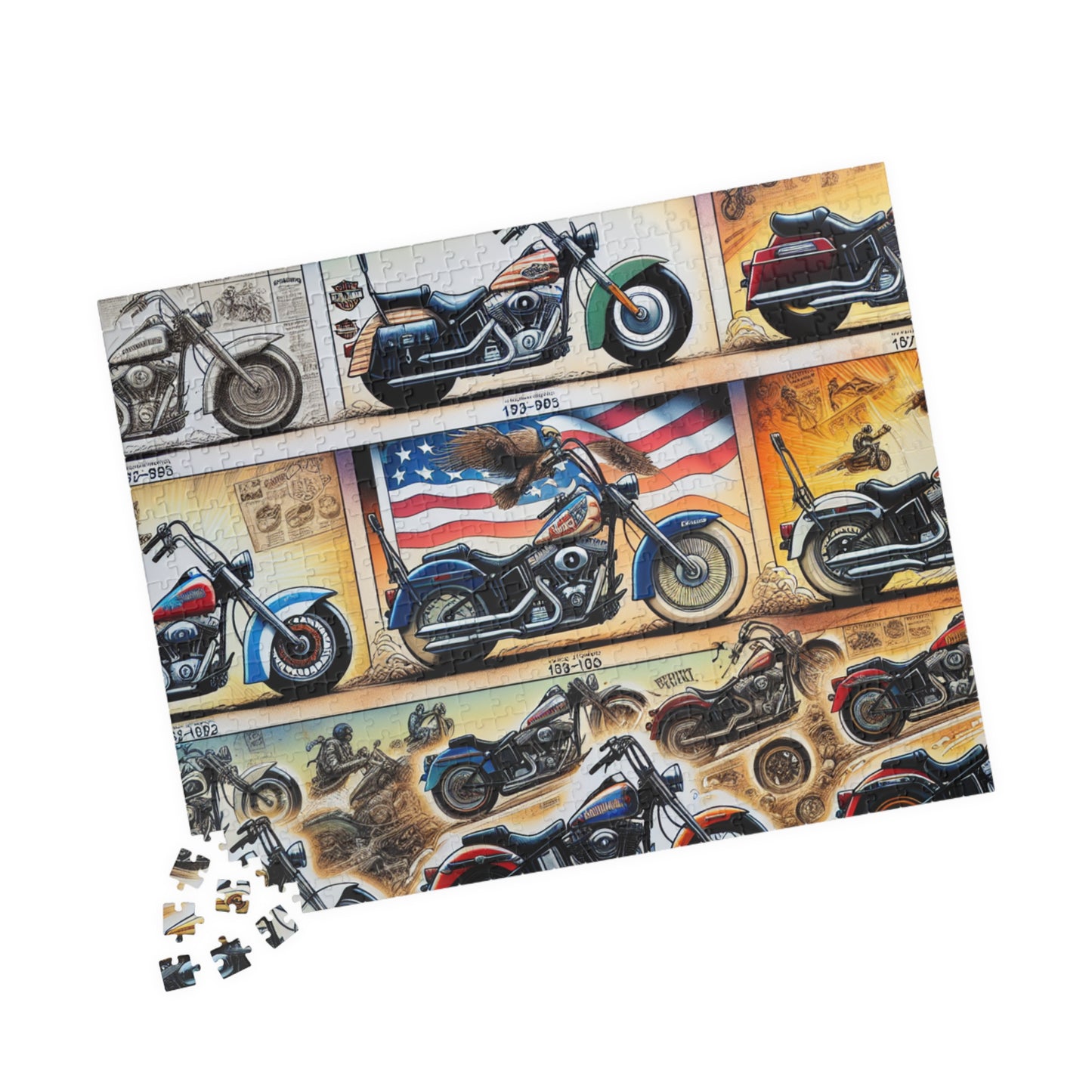 Motorcycle Puzzle (110, 252, 520, 1014-piece)